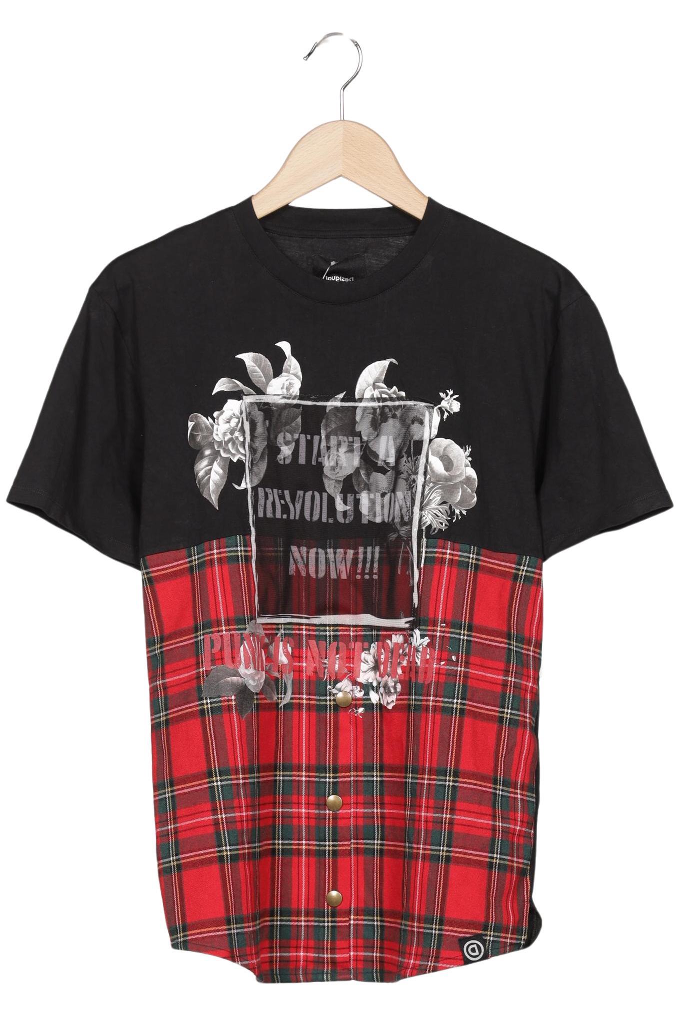 

Desigual Damen T-Shirt, mehrfarbig, Gr. 36