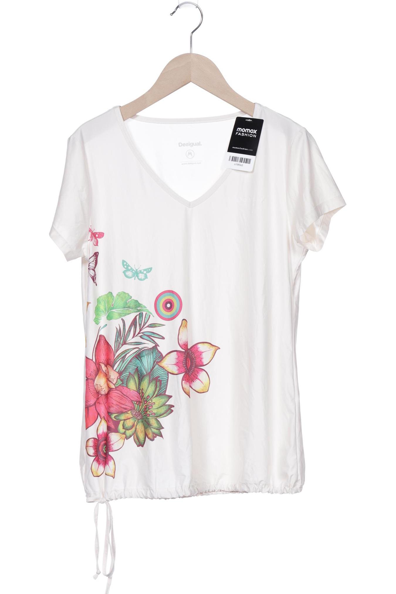 

Desigual Damen T-Shirt, cremeweiß, Gr. 38