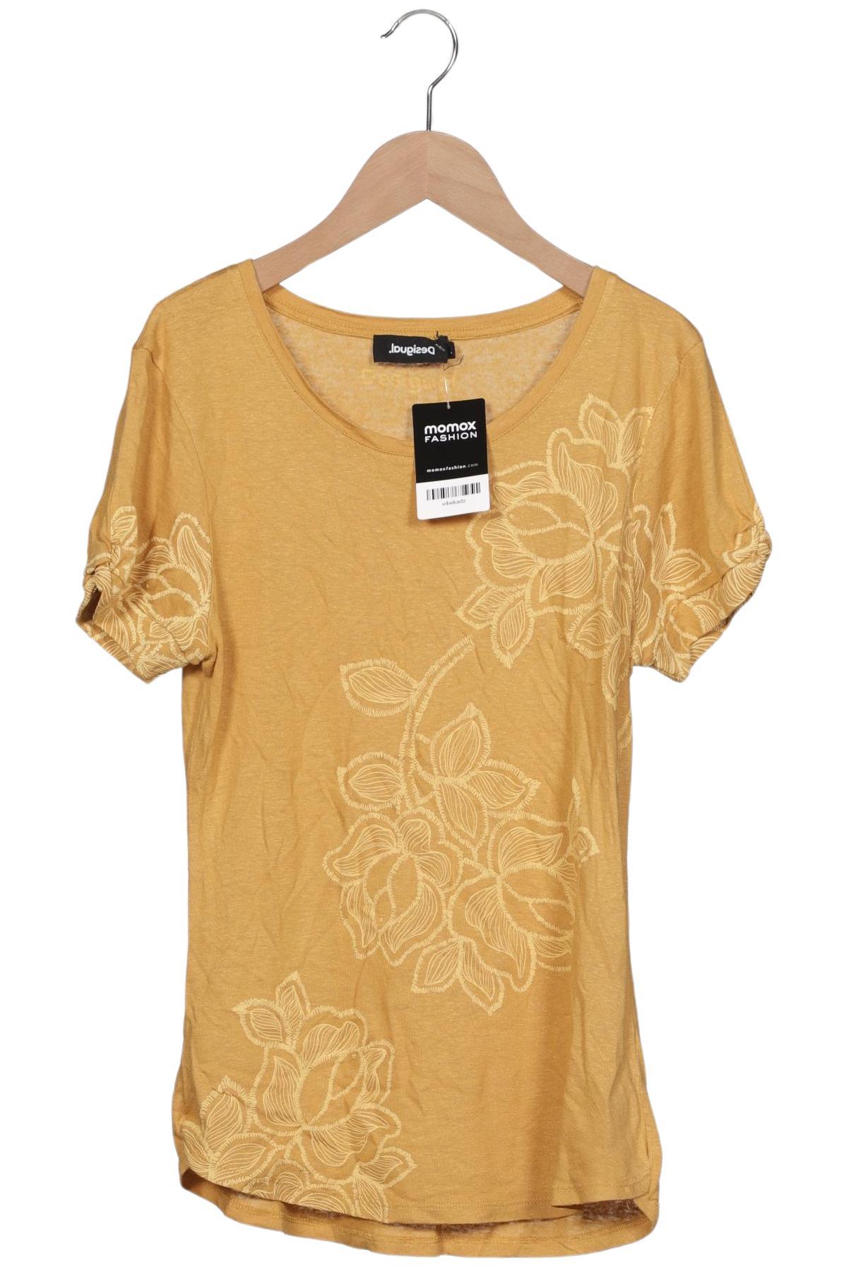

Desigual Damen T-Shirt, gelb, Gr. 38
