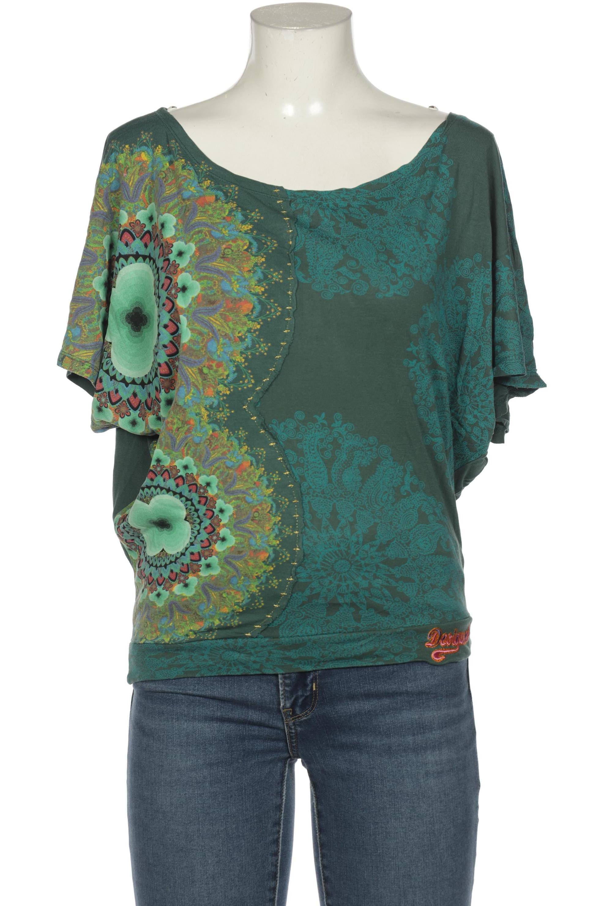 

Desigual Damen T-Shirt, grün, Gr. 36