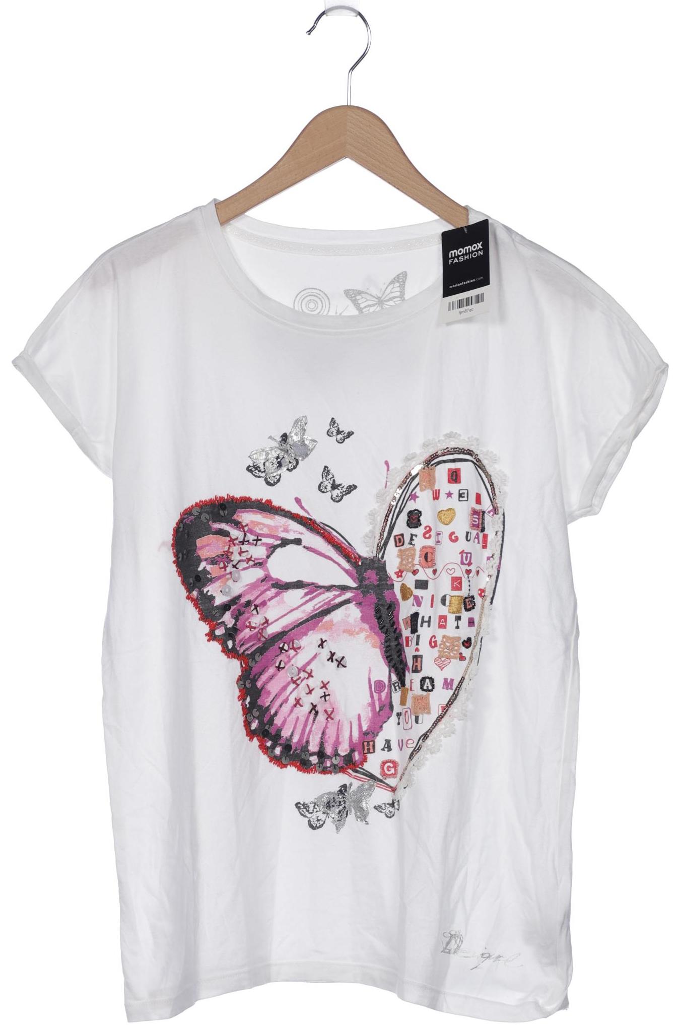 

Desigual Damen T-Shirt, weiß, Gr. 42