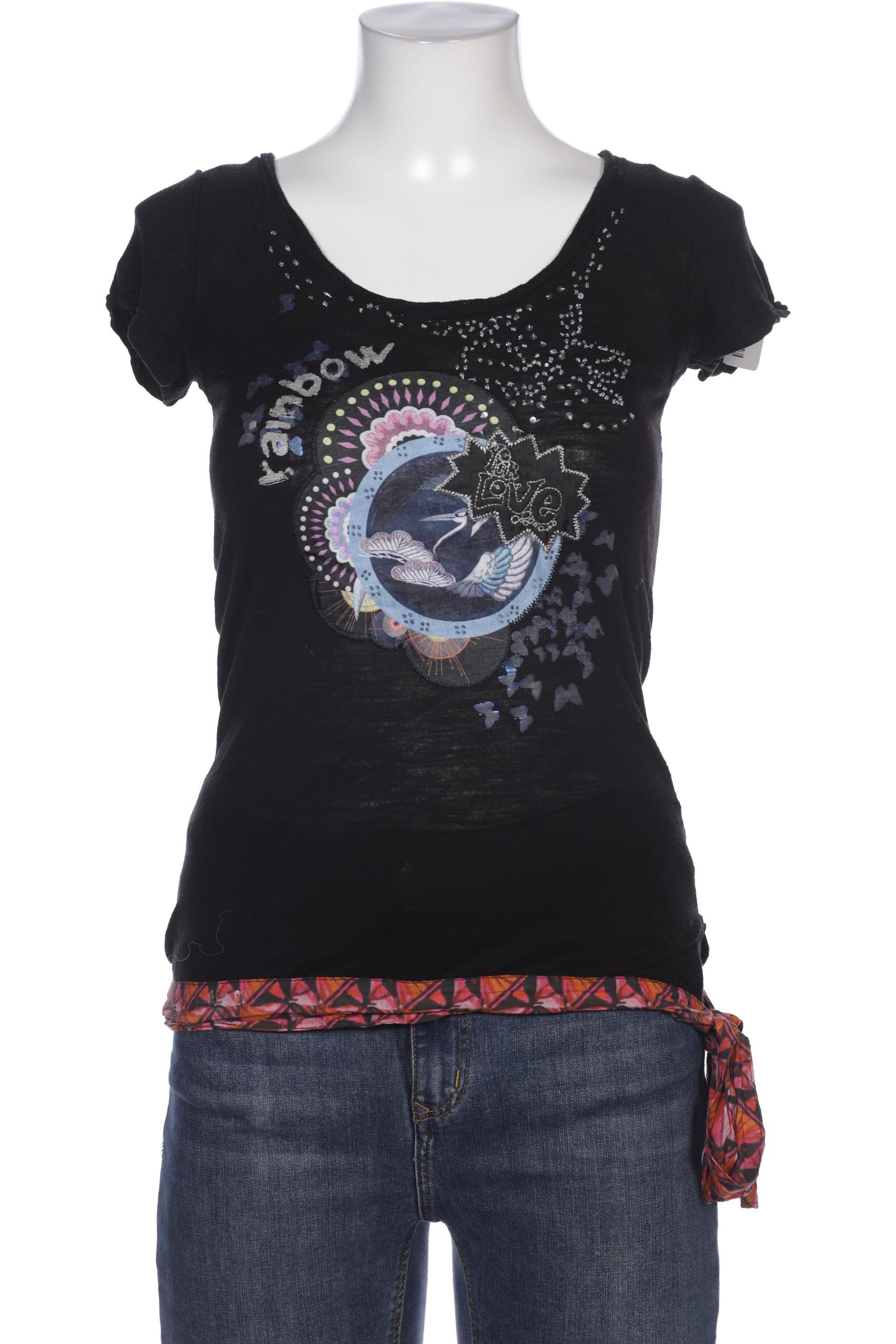 

Desigual Damen T-Shirt, schwarz, Gr. 36