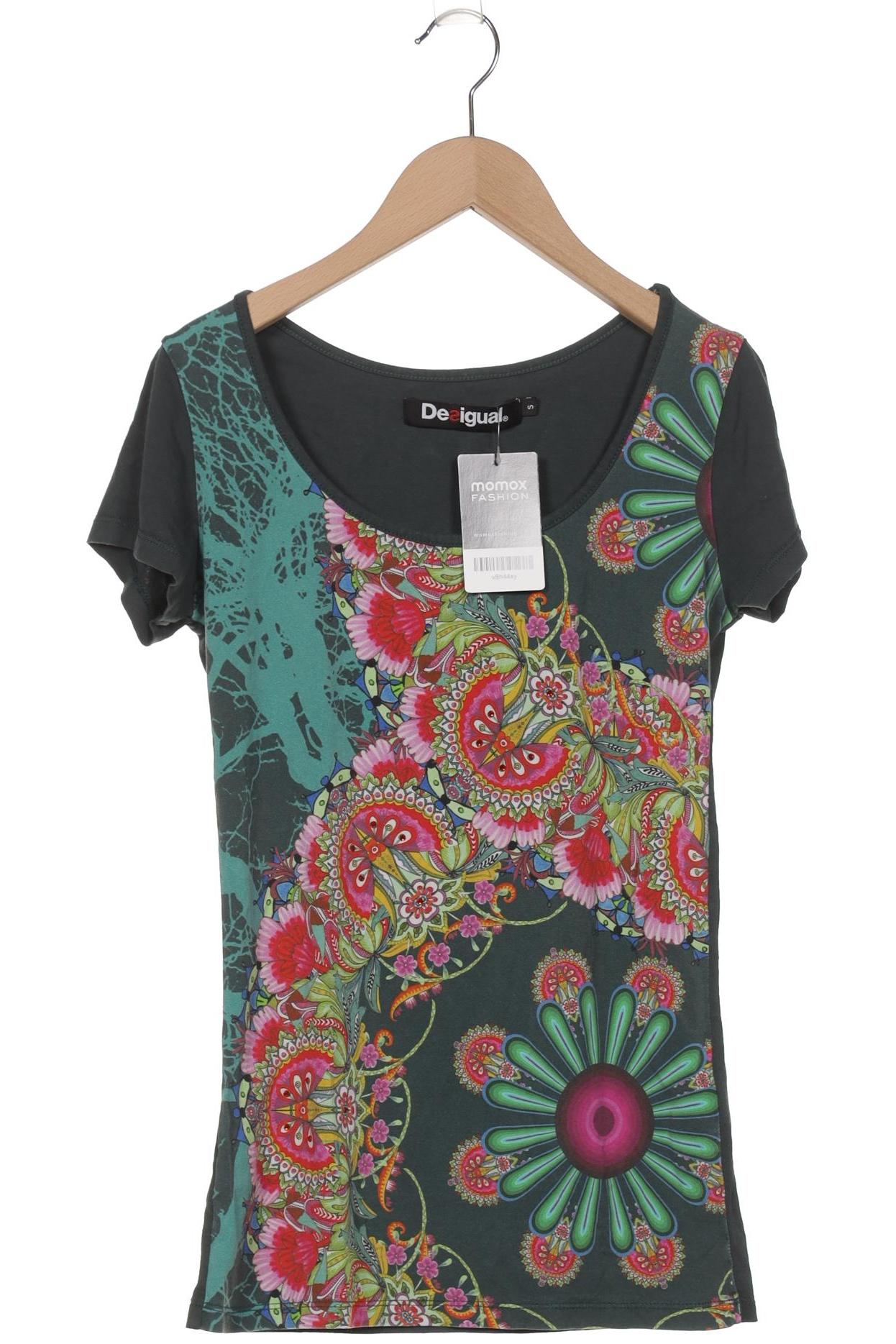 

Desigual Damen T-Shirt, grün, Gr. 36