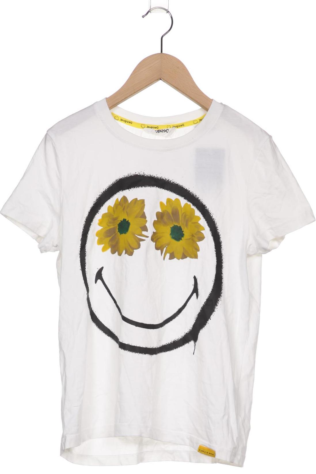 

Desigual Damen T-Shirt, weiß, Gr. 36