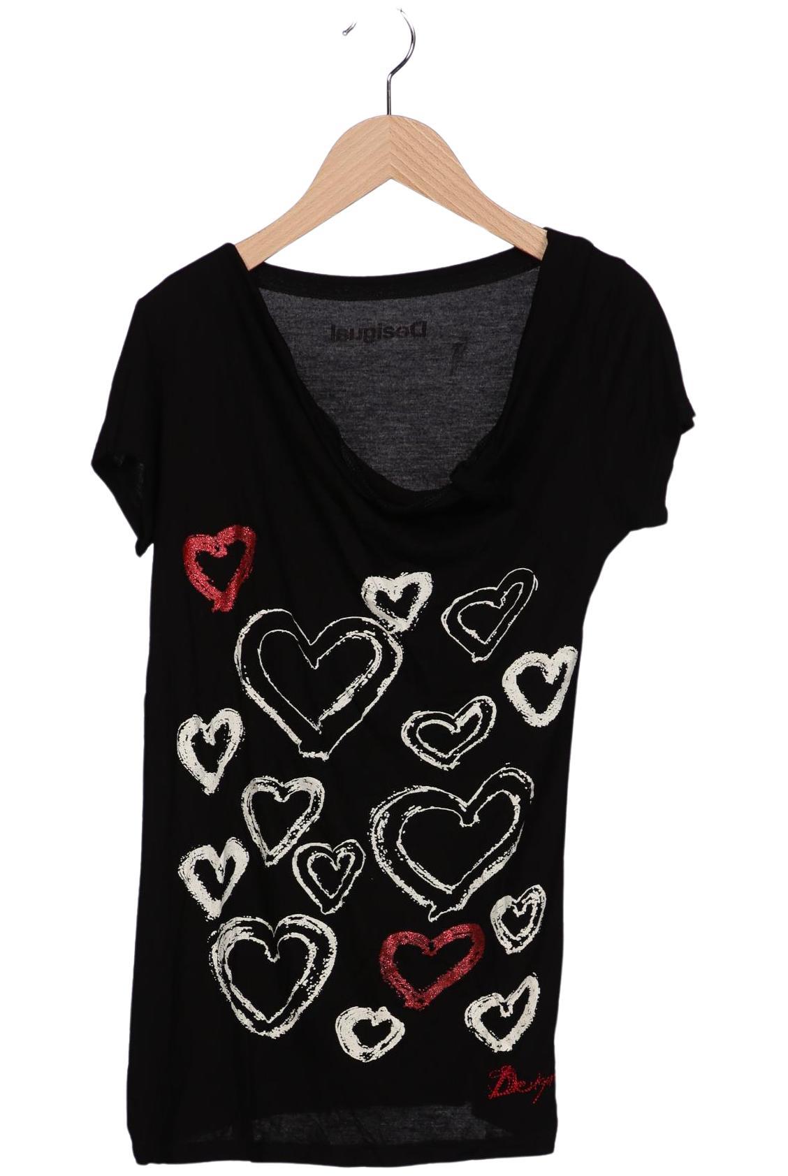 

Desigual Damen T-Shirt, schwarz, Gr. 34