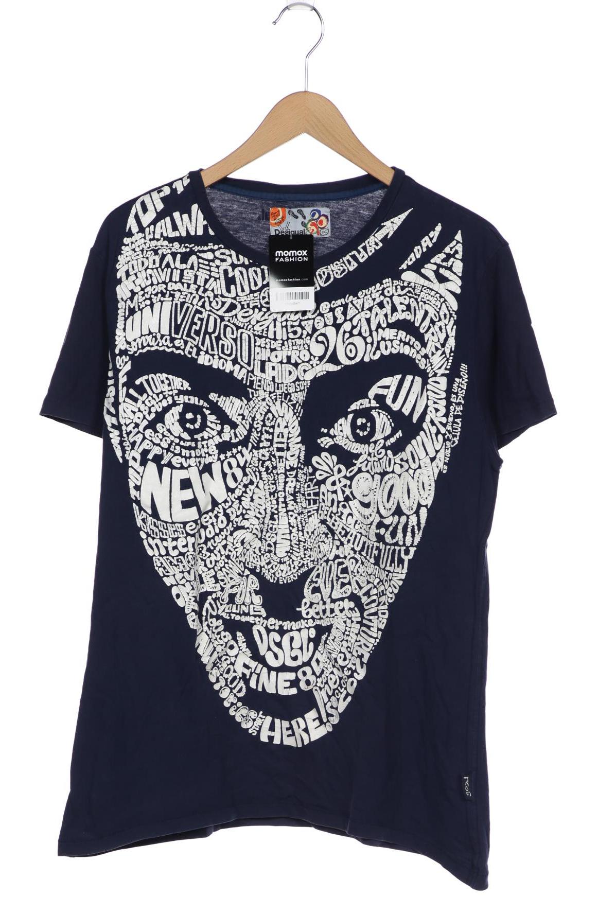 

Desigual Damen T-Shirt, marineblau, Gr. 48