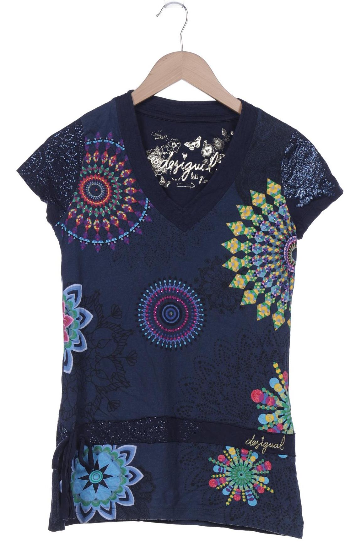 

Desigual Damen T-Shirt, marineblau, Gr. 38