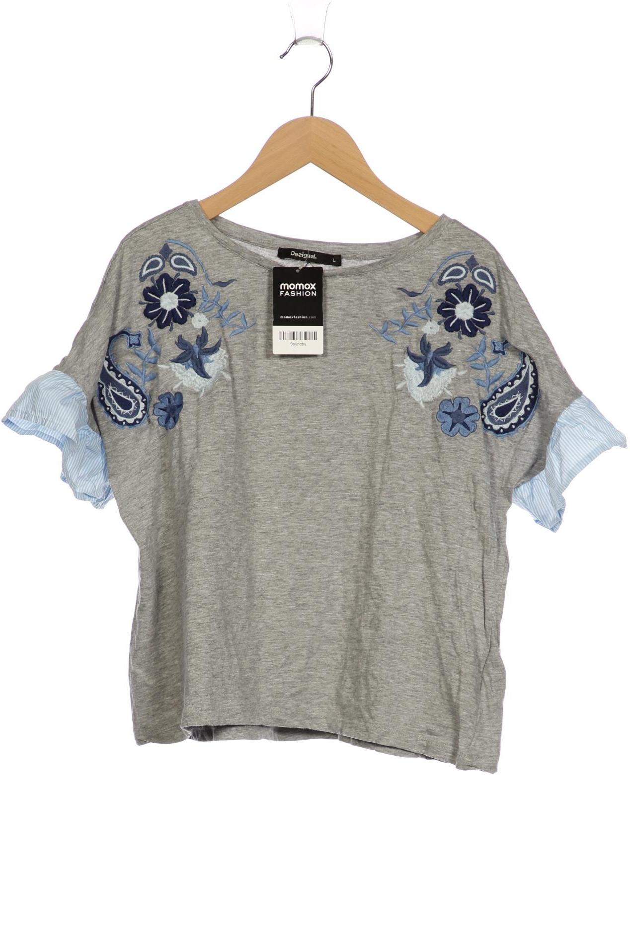 

Desigual Damen T-Shirt, grau, Gr. 42