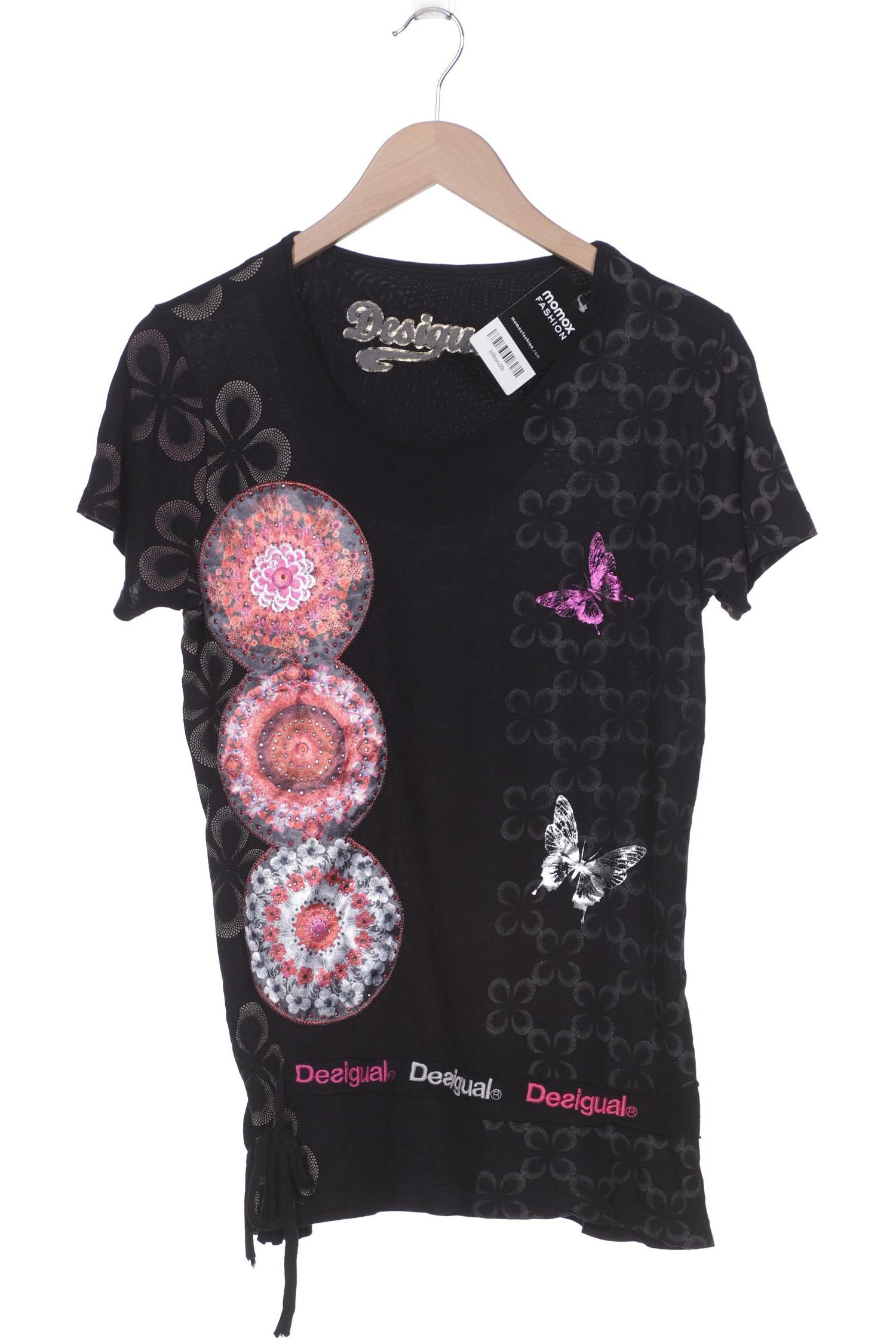 

Desigual Damen T-Shirt, schwarz, Gr. 44