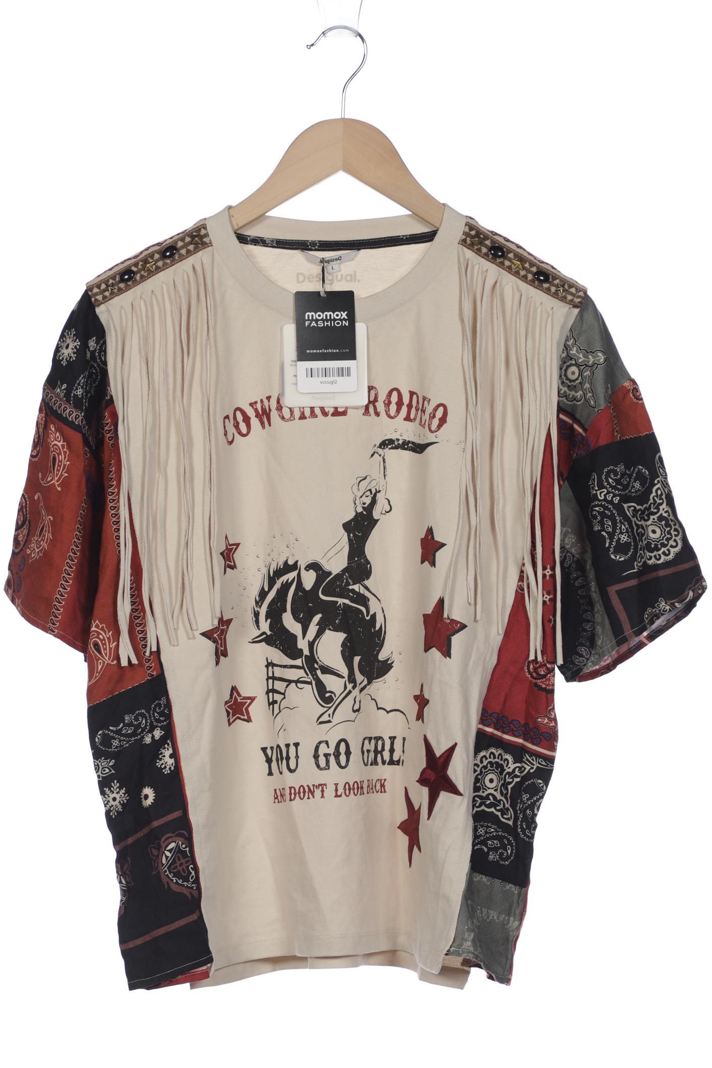 

Desigual Damen T-Shirt, beige