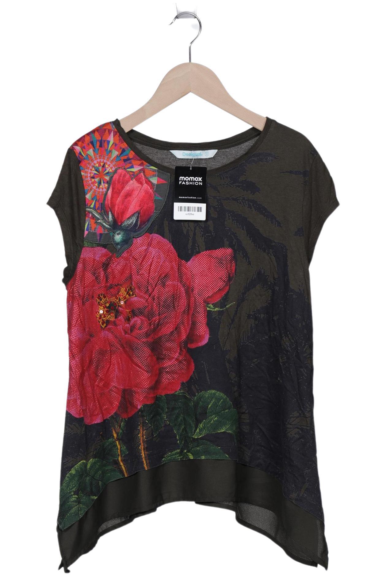 

Desigual Damen T-Shirt, grün, Gr. 38