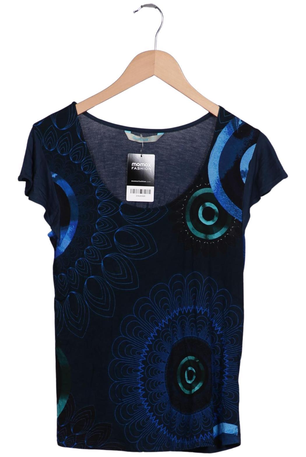 

Desigual Damen T-Shirt, marineblau, Gr. 36