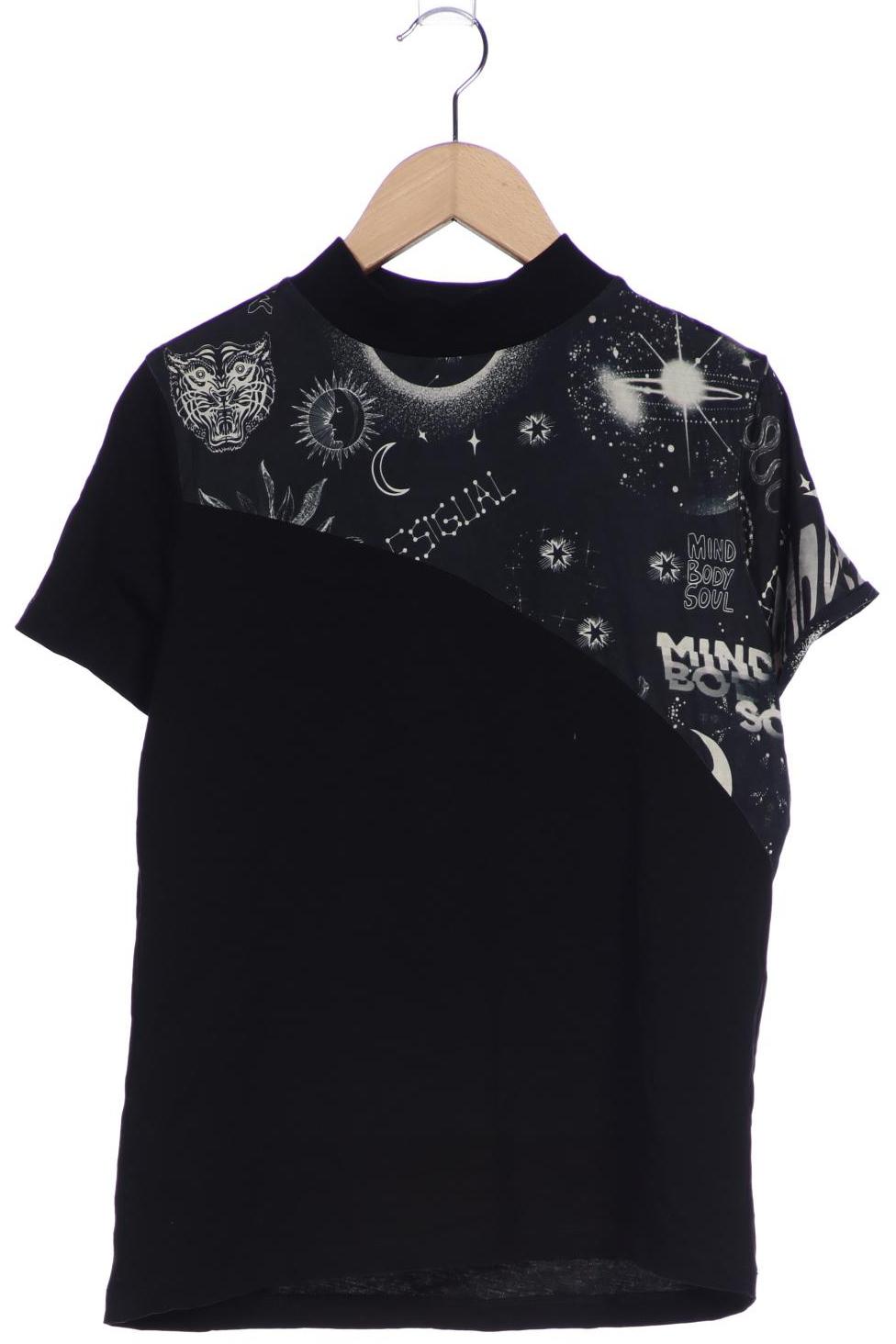 

Desigual Damen T-Shirt, schwarz, Gr. 36