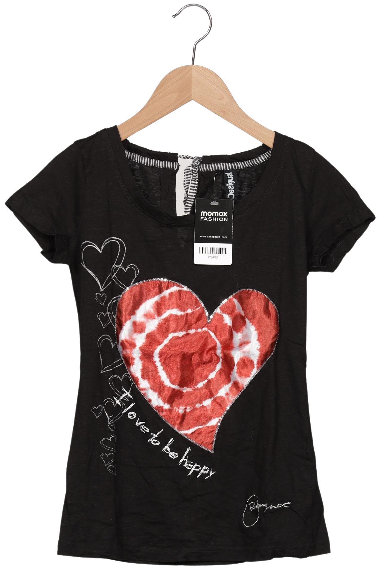 

Desigual Damen T-Shirt, schwarz, Gr. 34