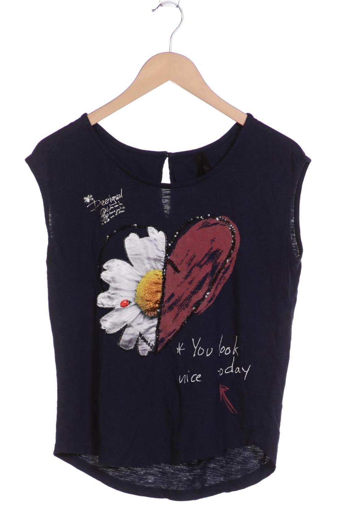 

Desigual Damen T-Shirt, marineblau