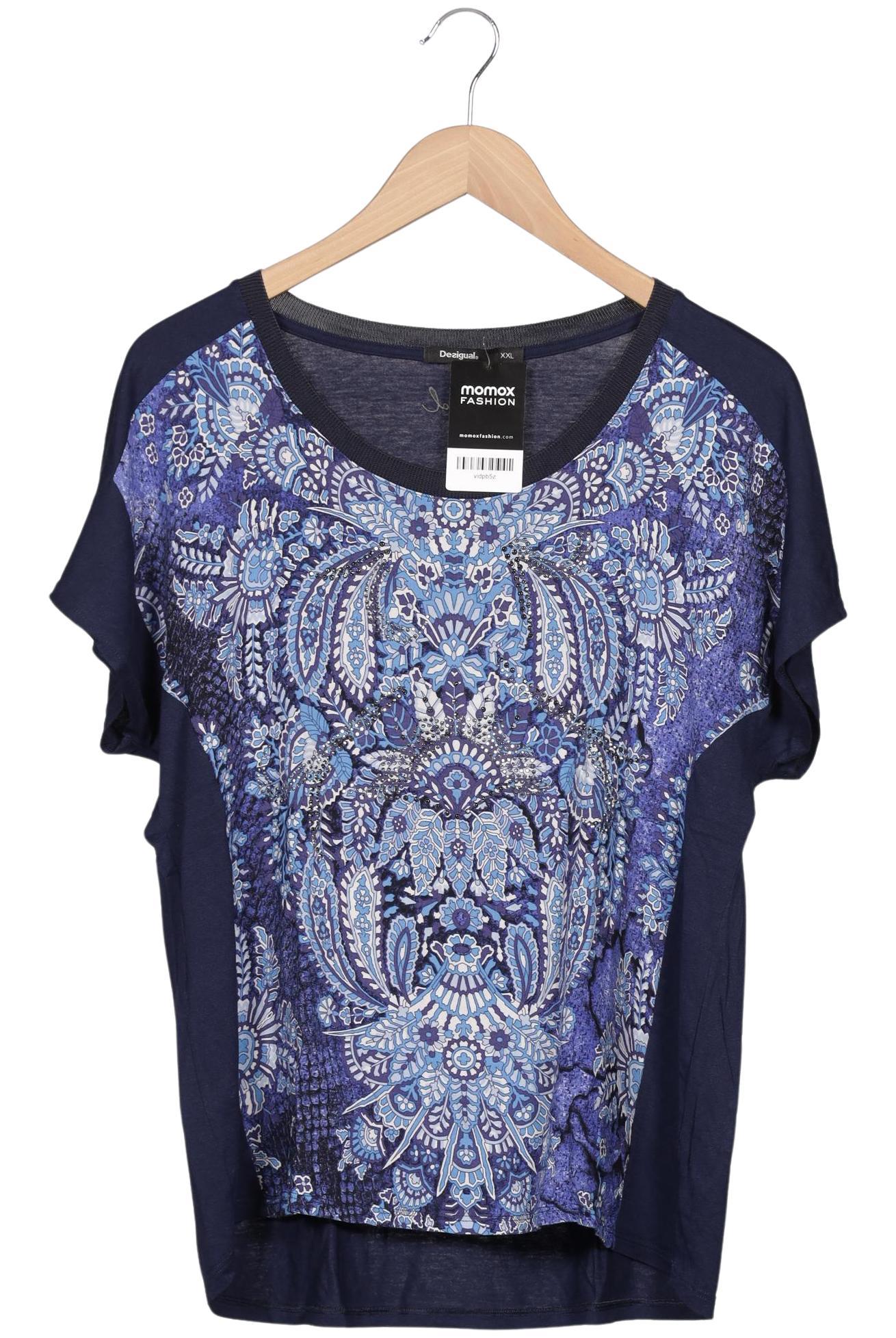 

Desigual Damen T-Shirt, marineblau, Gr. 46