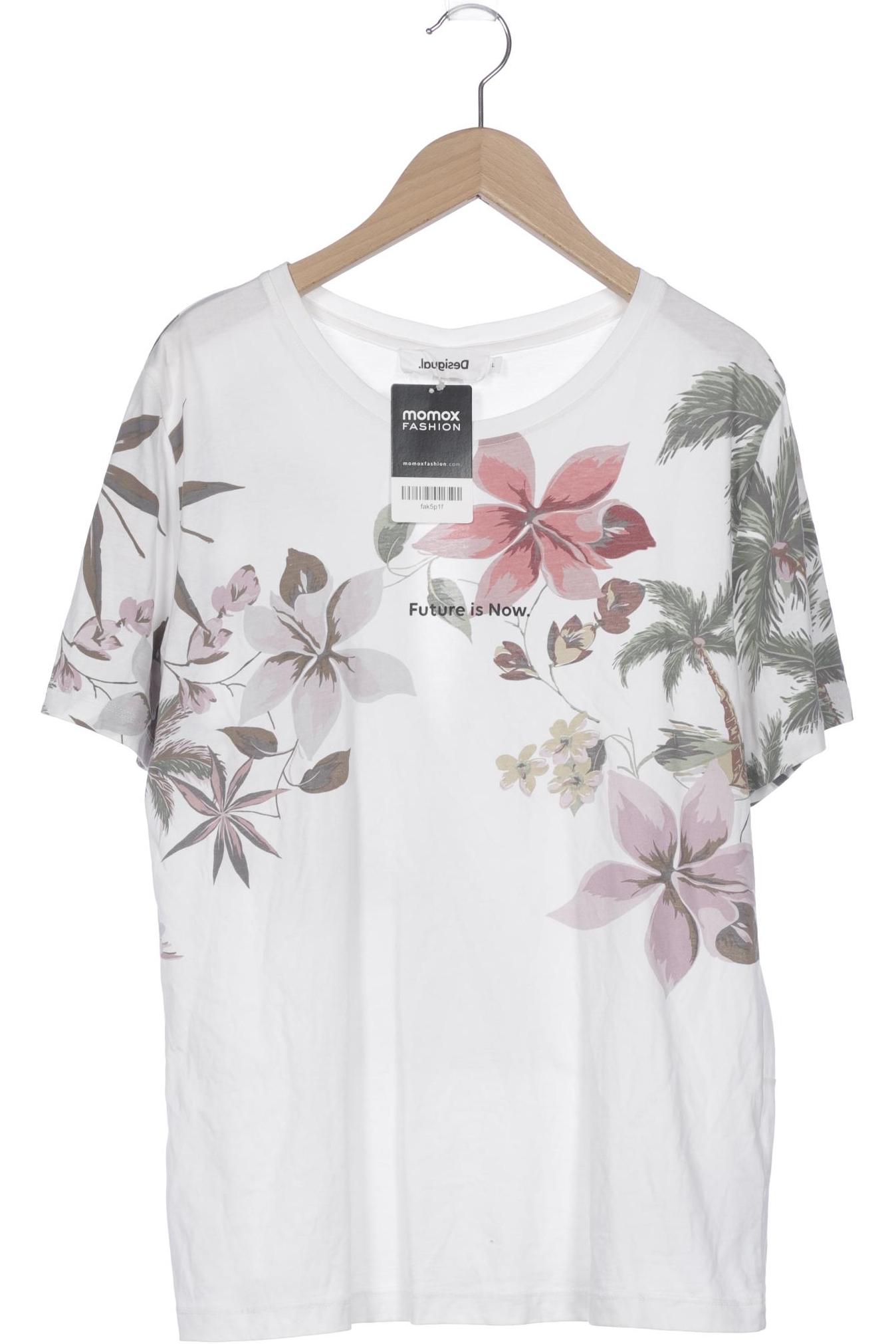 

Desigual Damen T-Shirt, weiß, Gr. 42