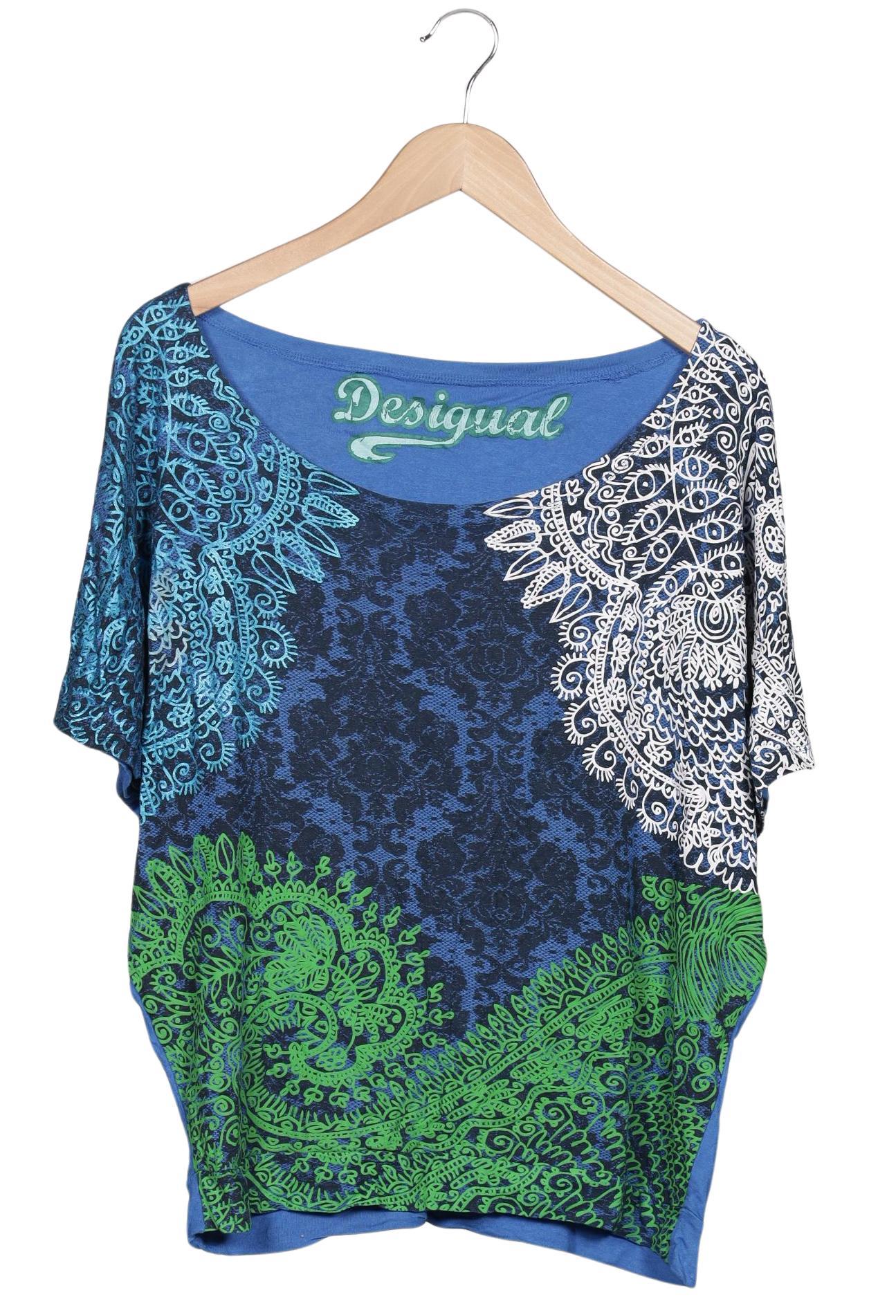 

Desigual Damen T-Shirt, blau, Gr. 38