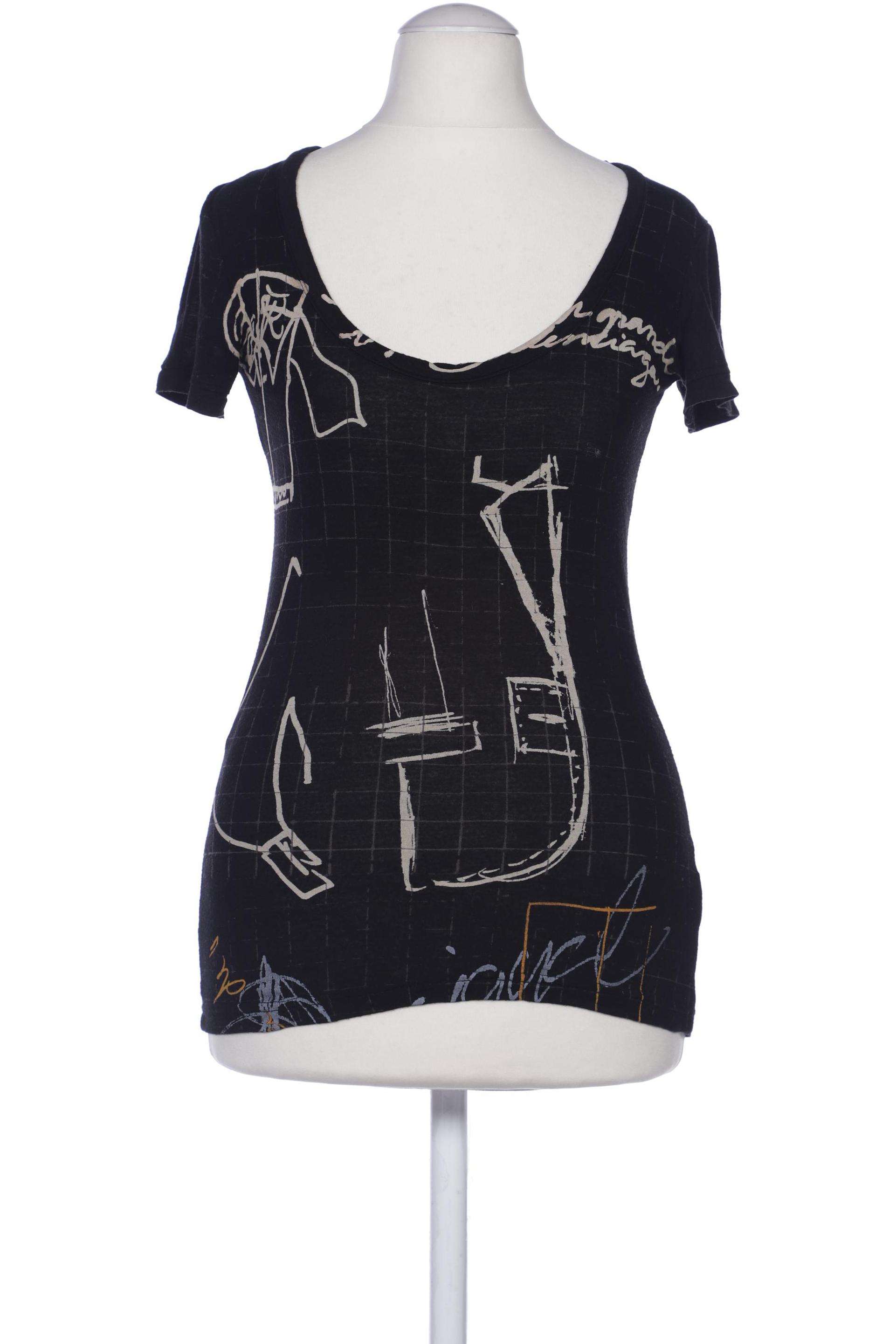 

Desigual Damen T-Shirt, schwarz, Gr. 34