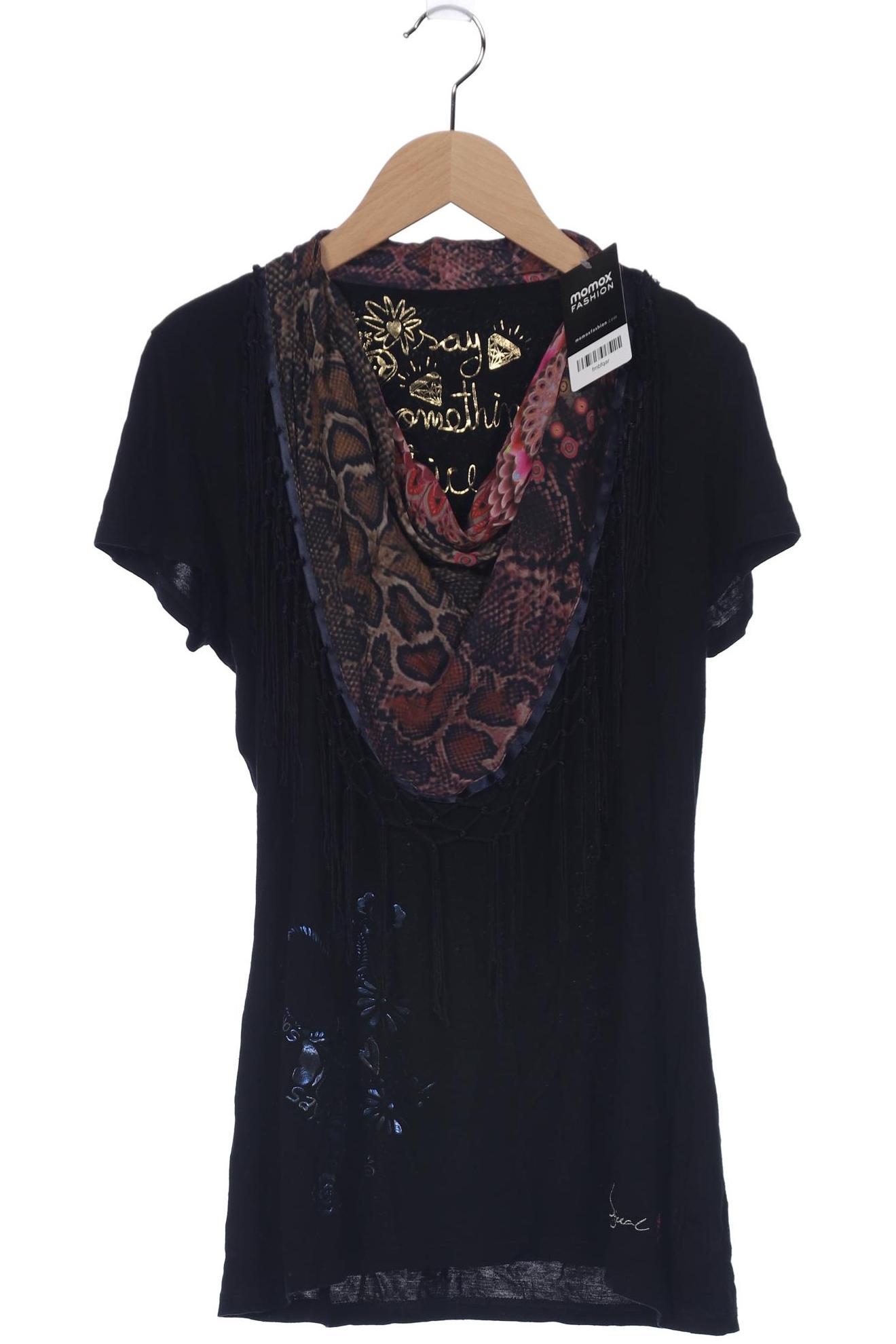 

Desigual Damen T-Shirt, schwarz, Gr. 36