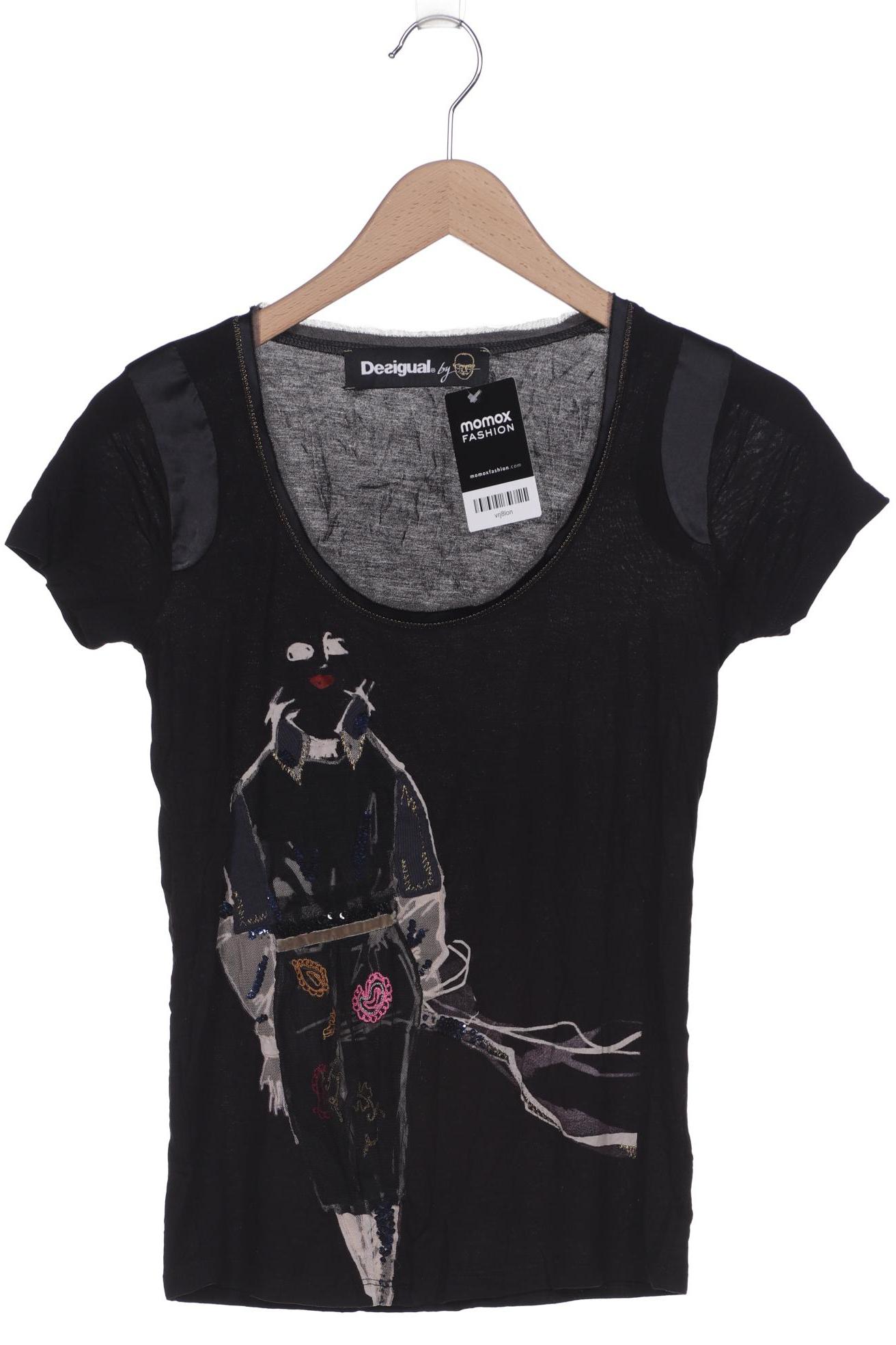 

Desigual Damen T-Shirt, schwarz