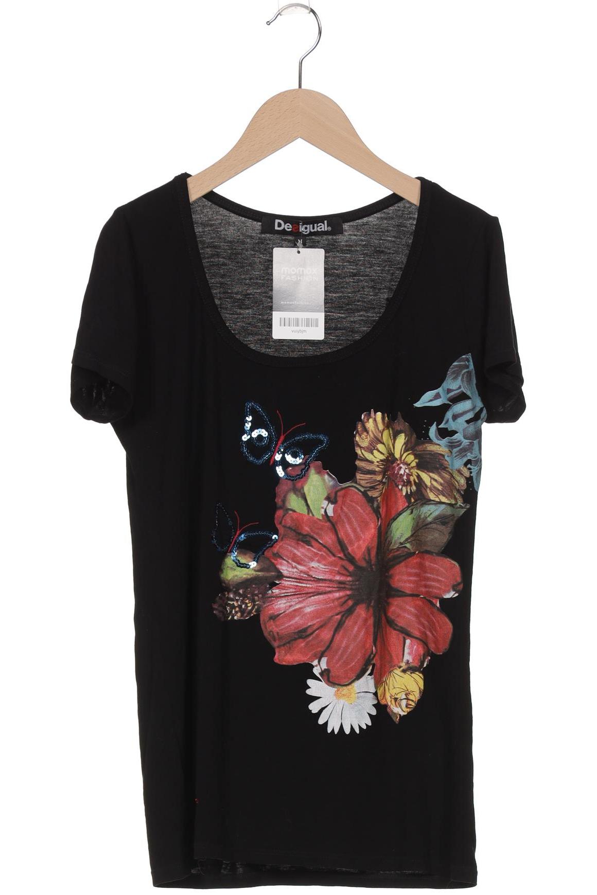 

Desigual Damen T-Shirt, schwarz, Gr. 38