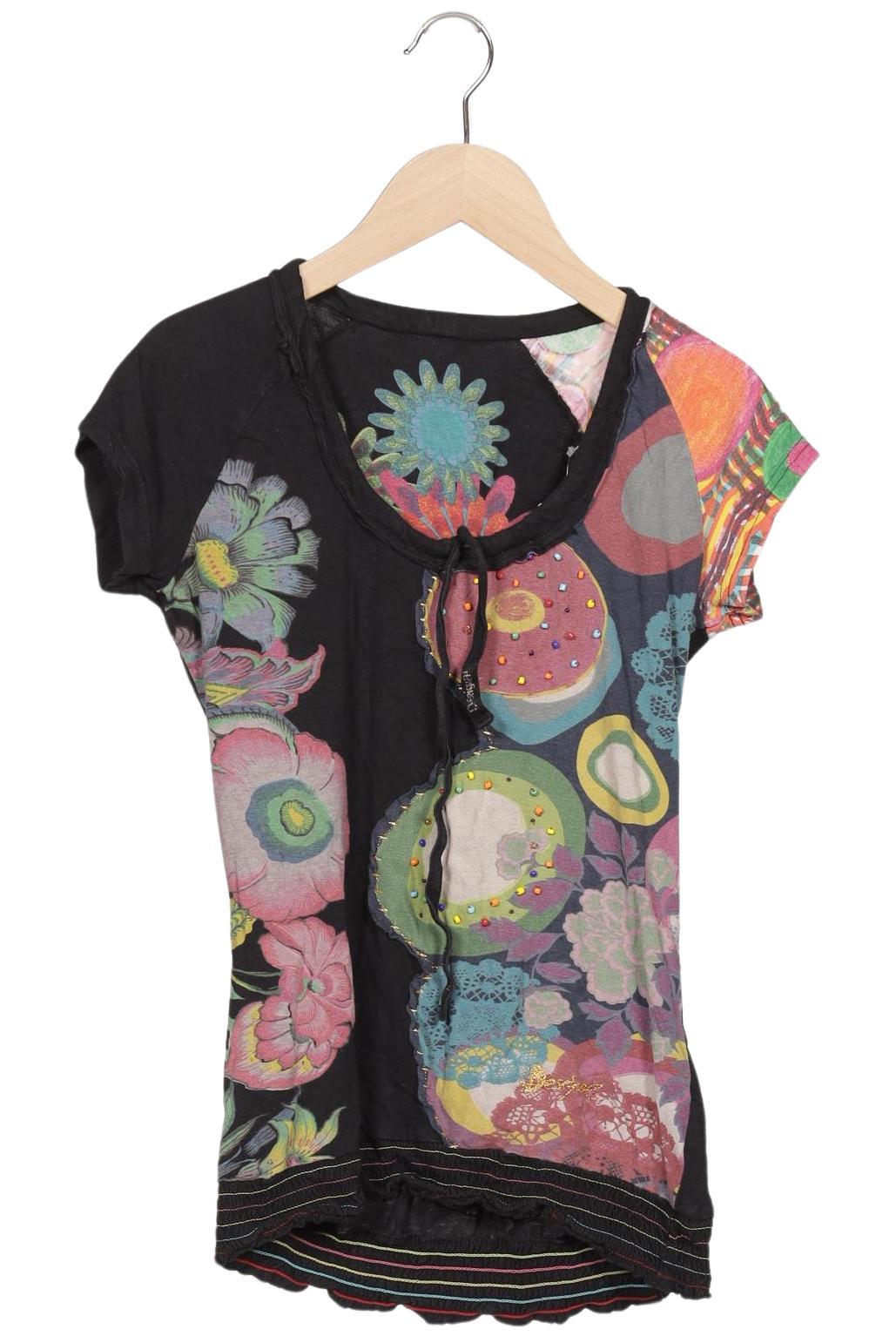 

Desigual Damen T-Shirt, schwarz, Gr. 34