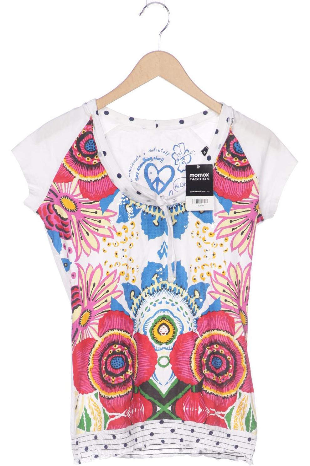 

Desigual Damen T-Shirt, mehrfarbig, Gr. 38