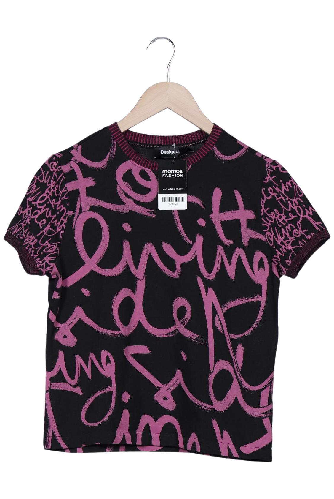 

Desigual Damen T-Shirt, schwarz, Gr. 42