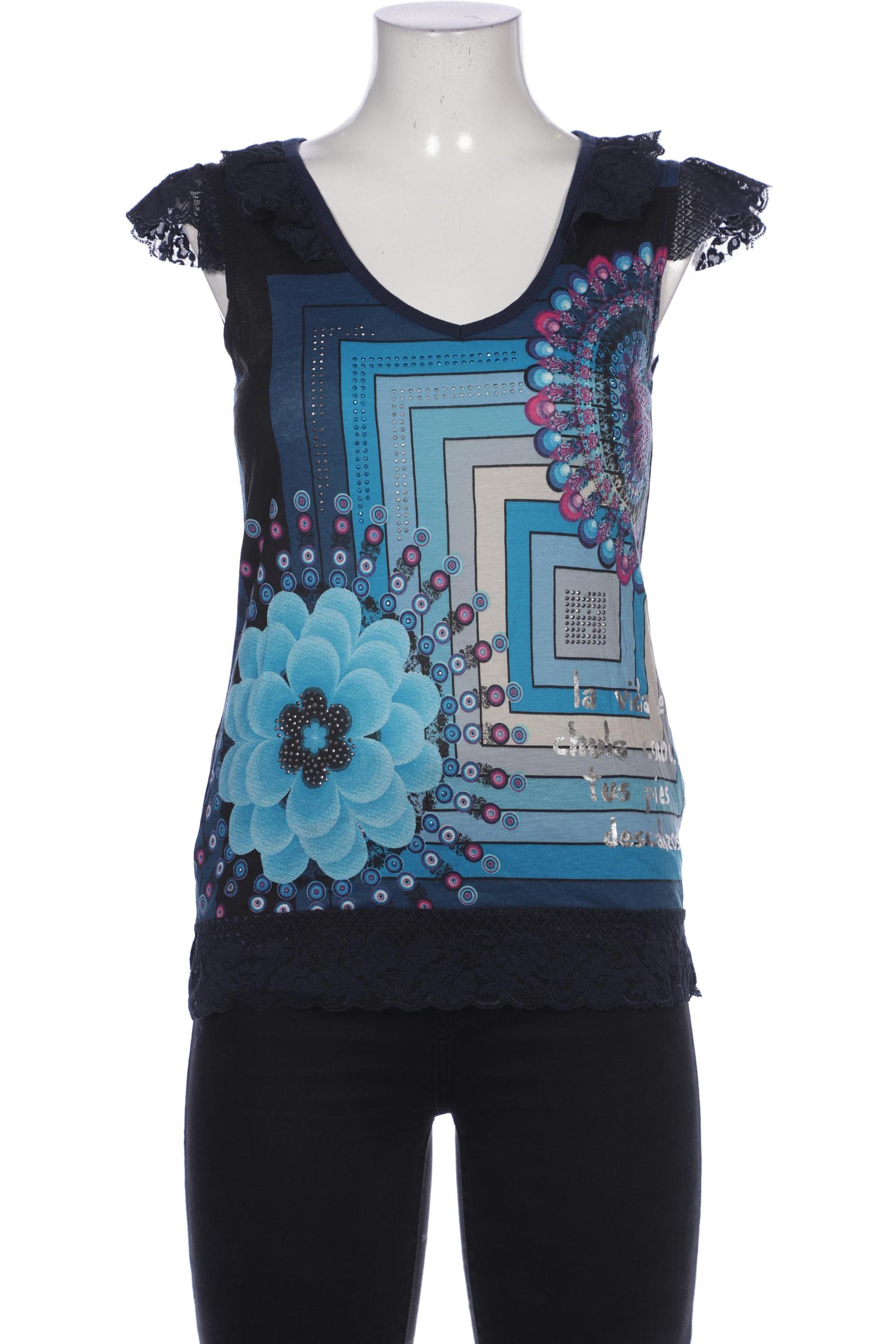 

Desigual Damen T-Shirt, marineblau, Gr. 38