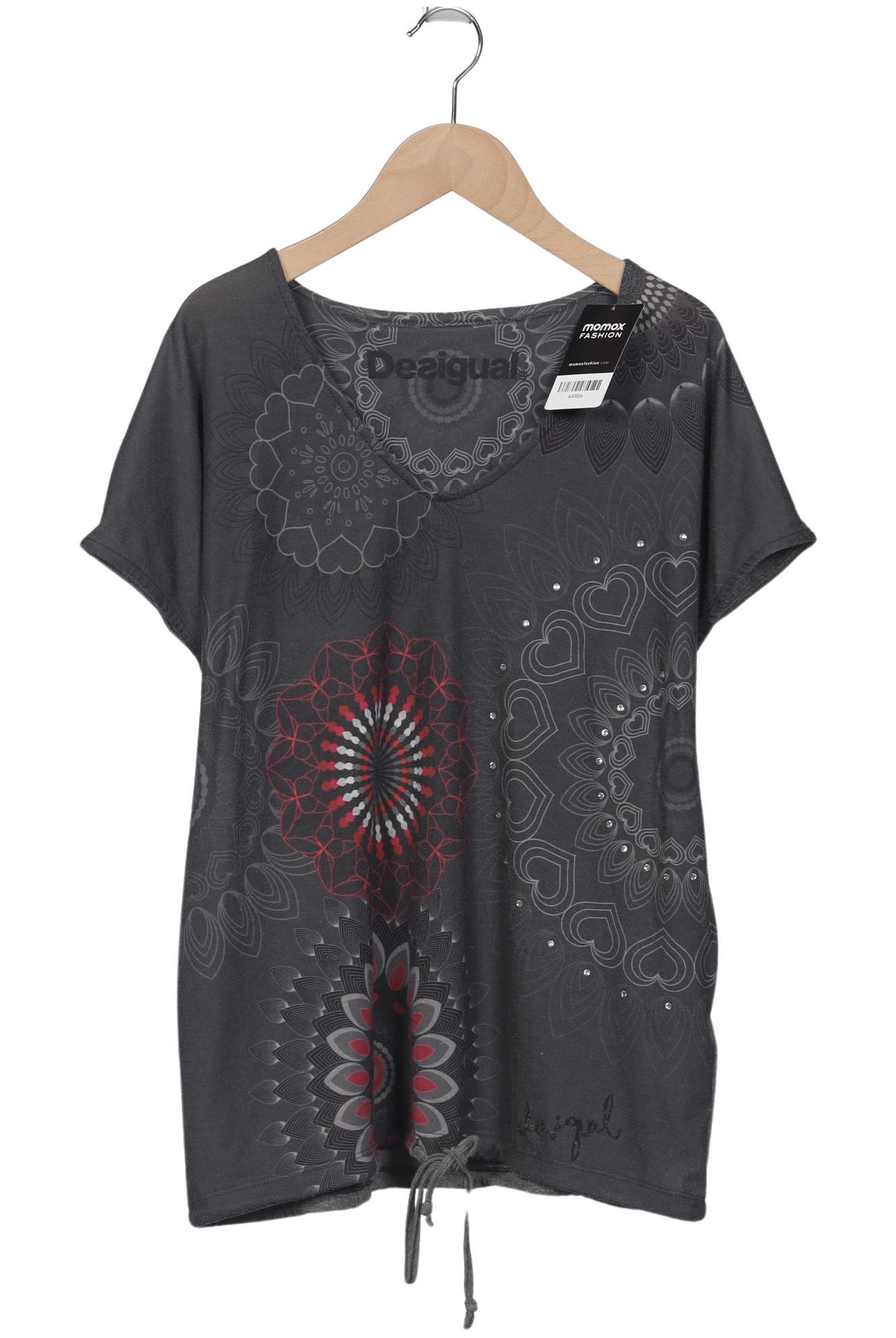 

Desigual Damen T-Shirt, grau, Gr. 44