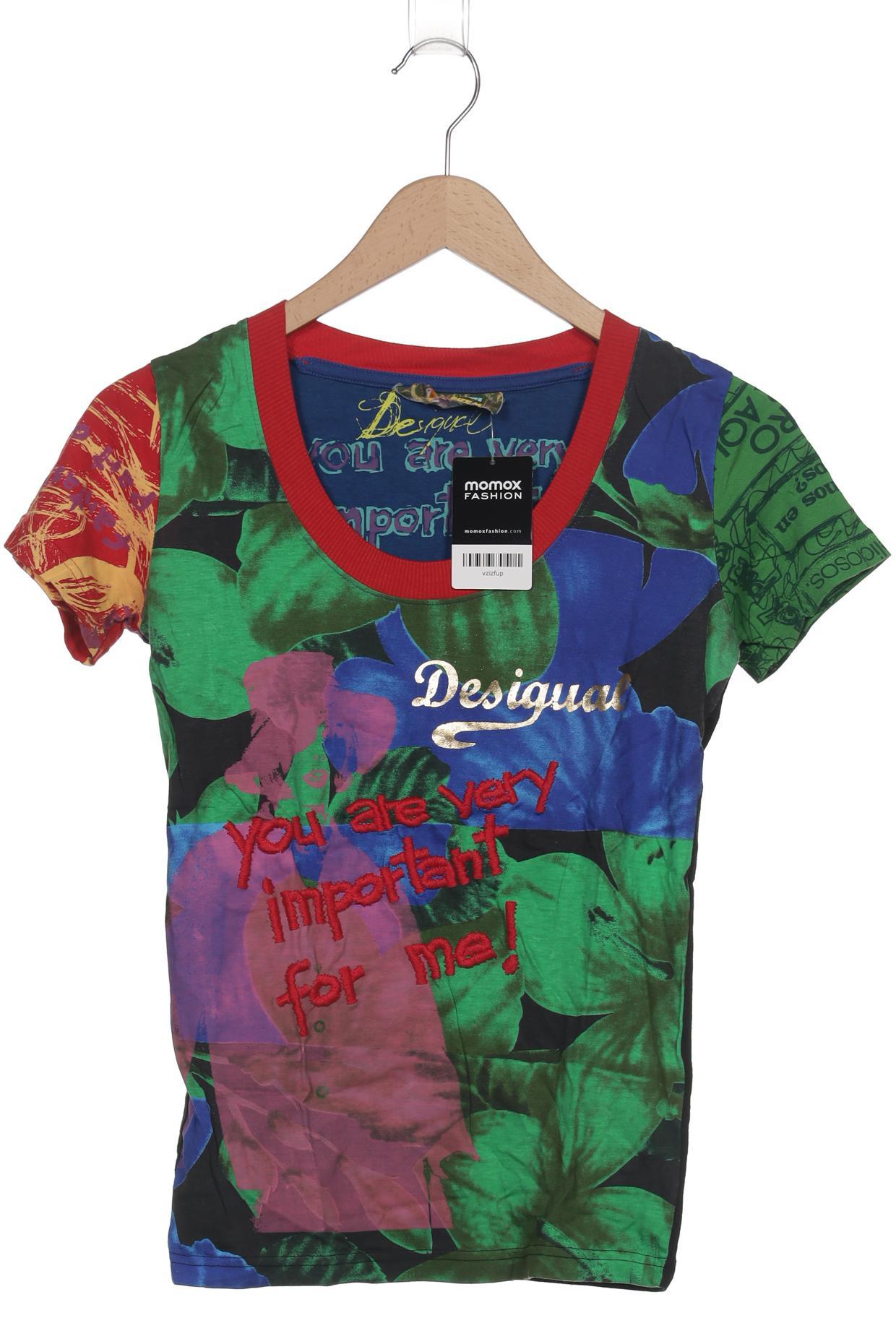 

Desigual Damen T-Shirt, mehrfarbig, Gr. 38