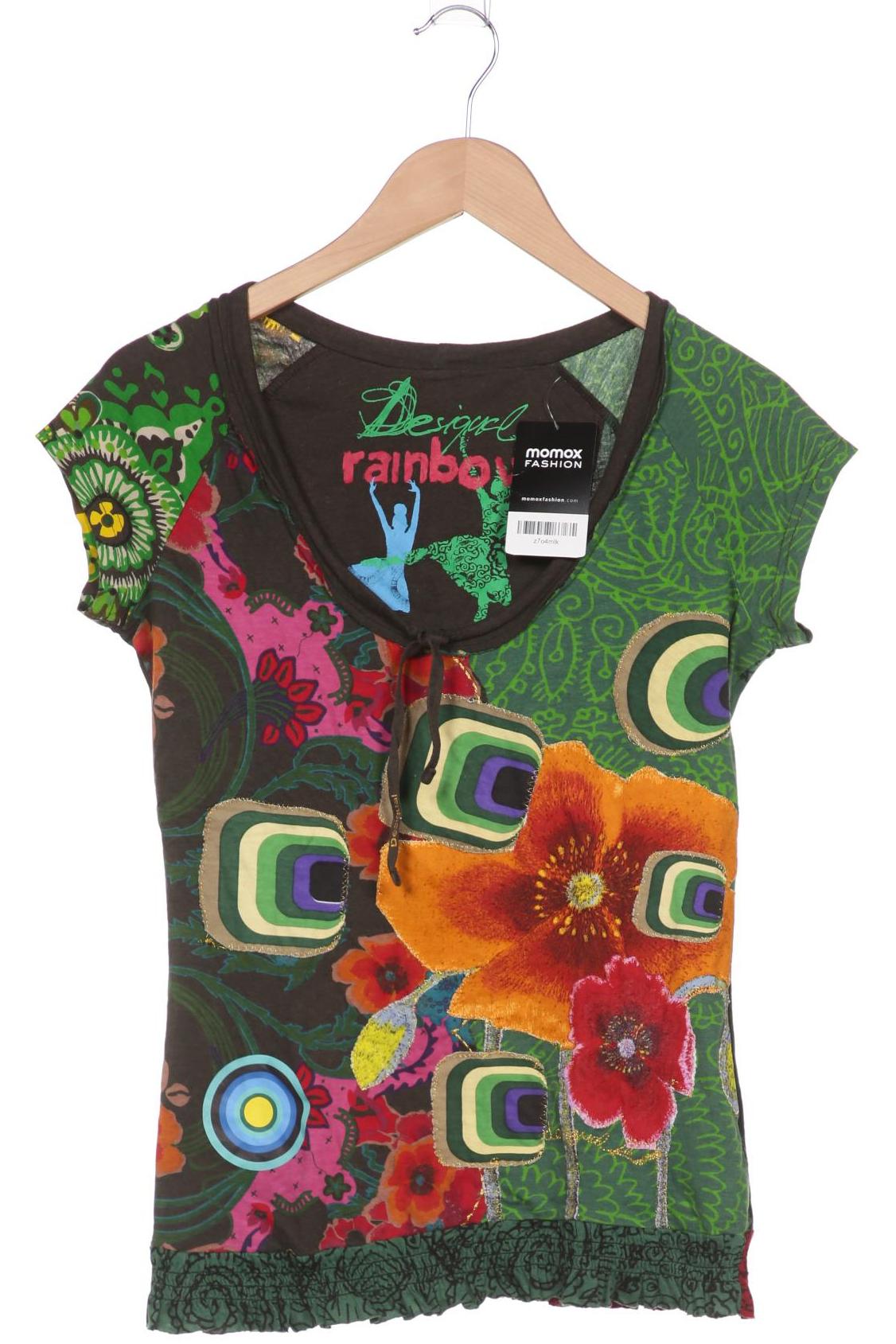 

Desigual Damen T-Shirt, grün, Gr. 38