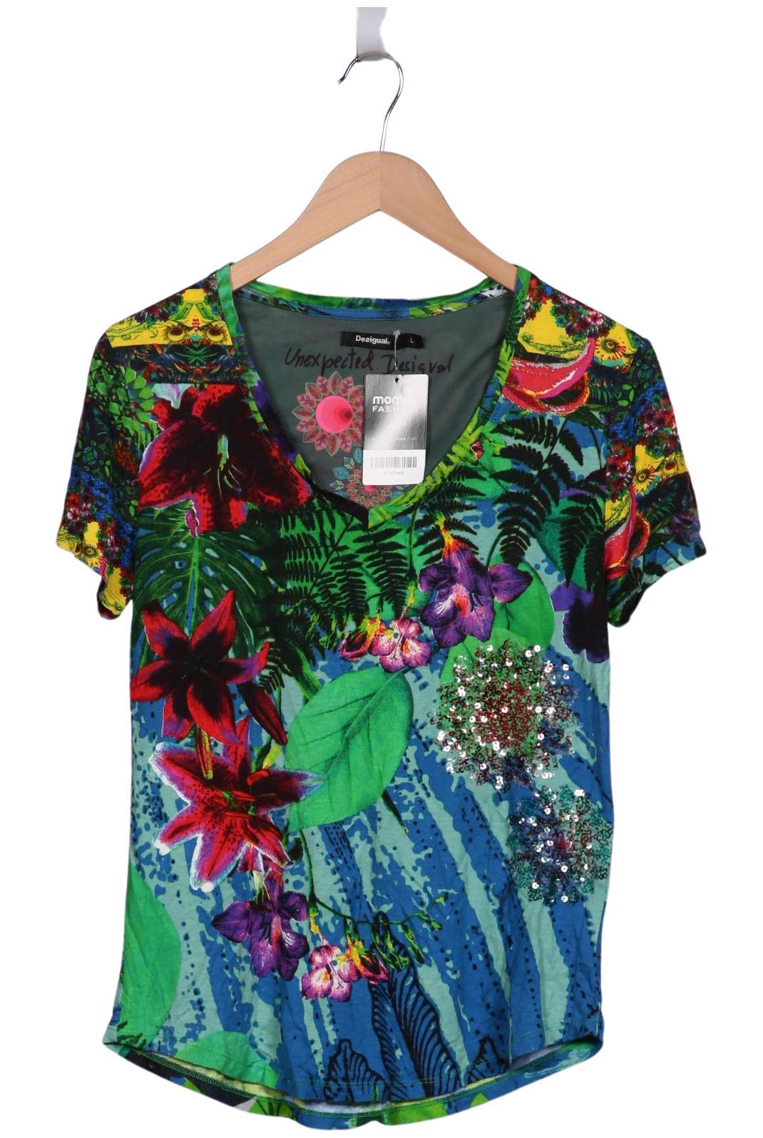 

Desigual Damen T-Shirt, mehrfarbig, Gr. 42