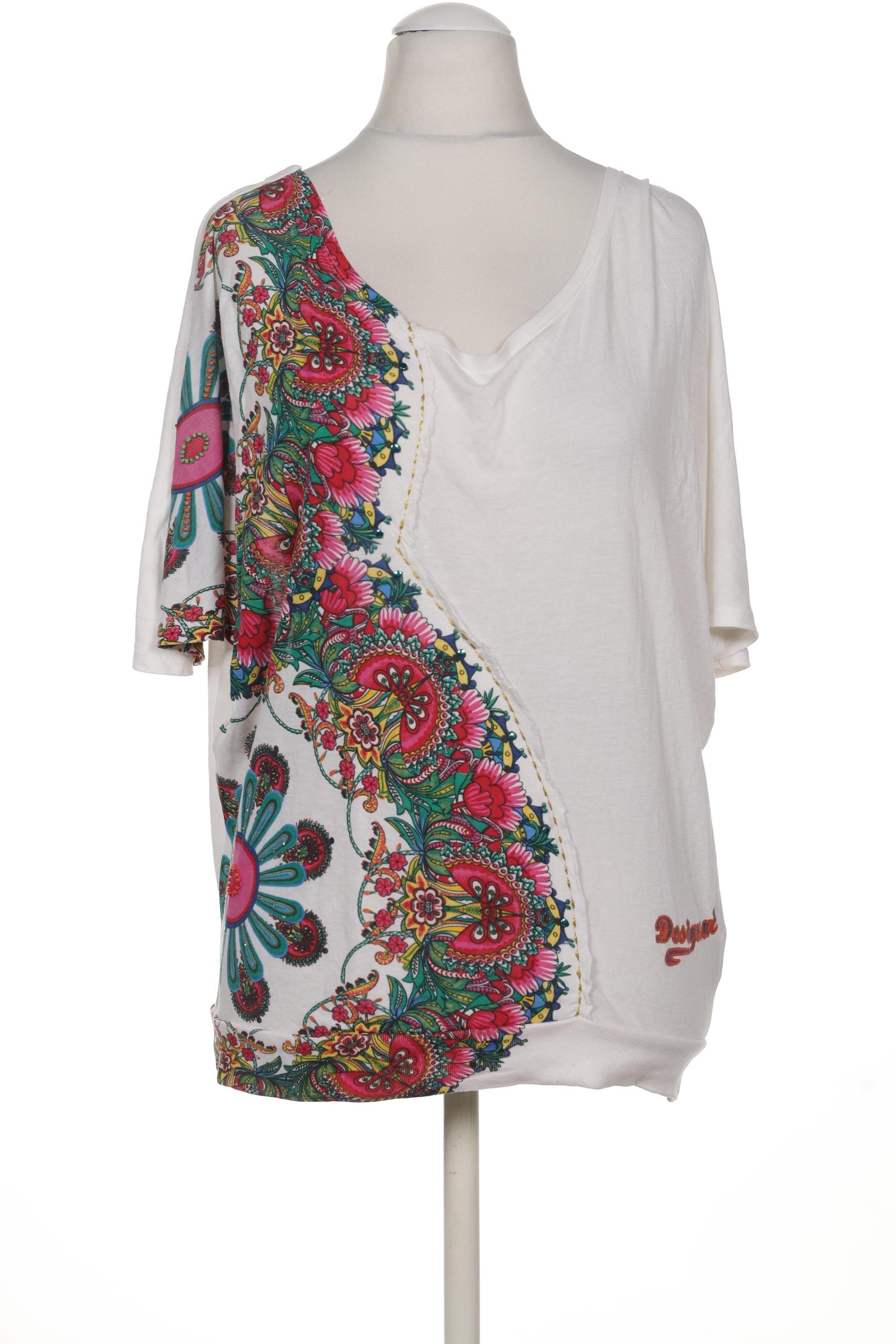 

Desigual Damen T-Shirt, weiß, Gr. 38