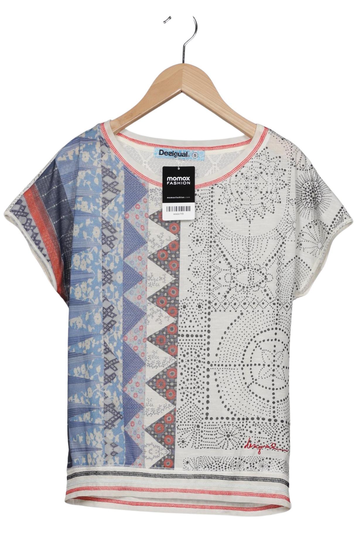 

Desigual Damen T-Shirt, cremeweiß, Gr. 36