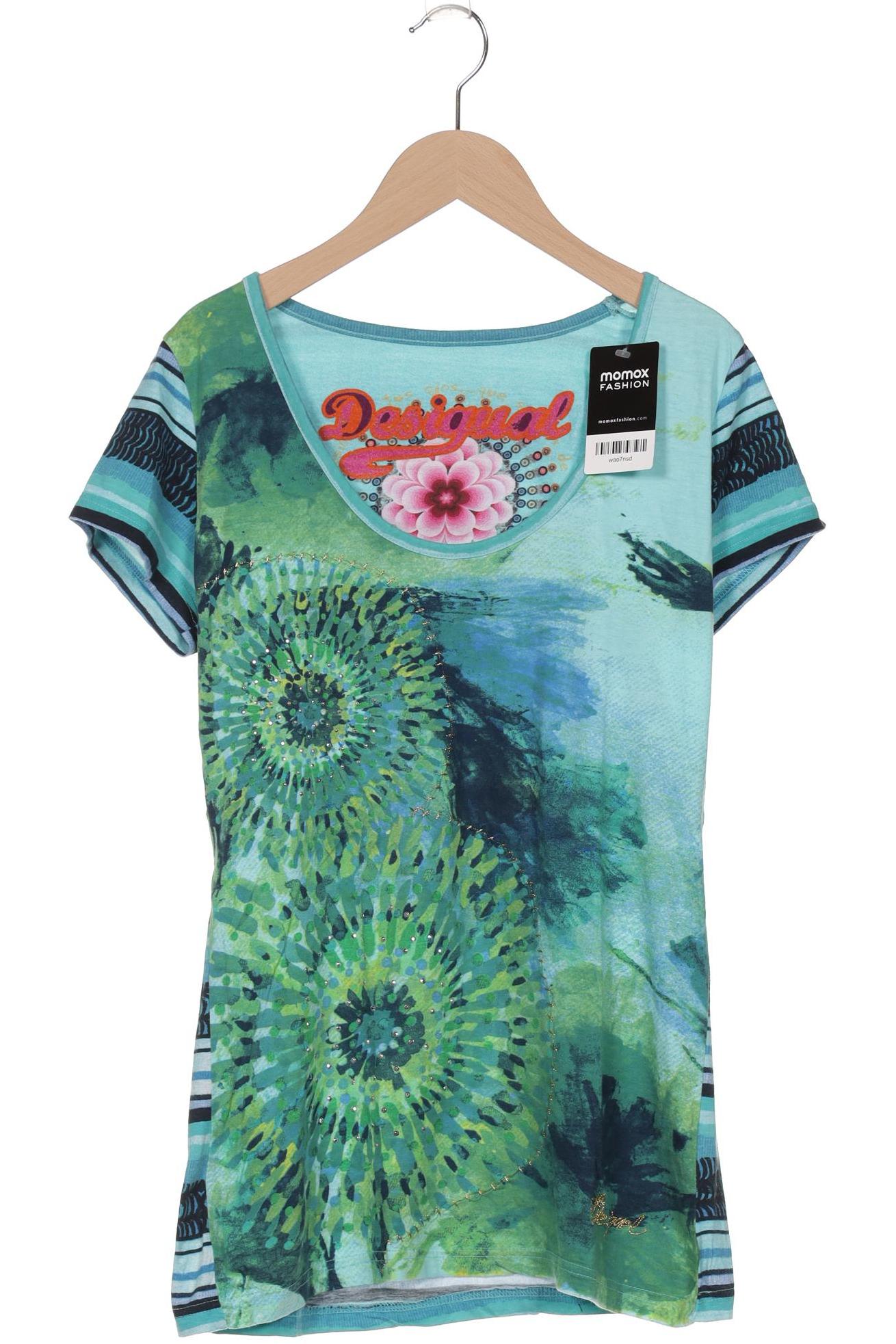 

Desigual Damen T-Shirt, türkis, Gr. 42