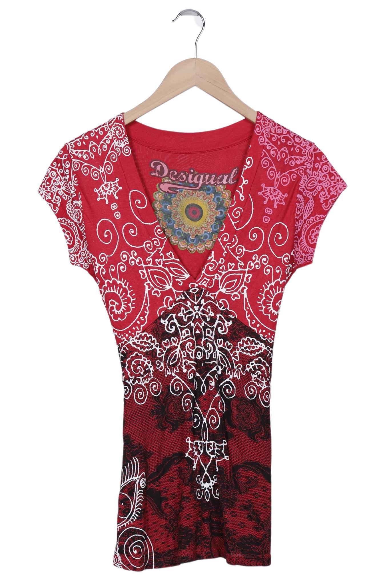 

Desigual Damen T-Shirt, rot, Gr. 38