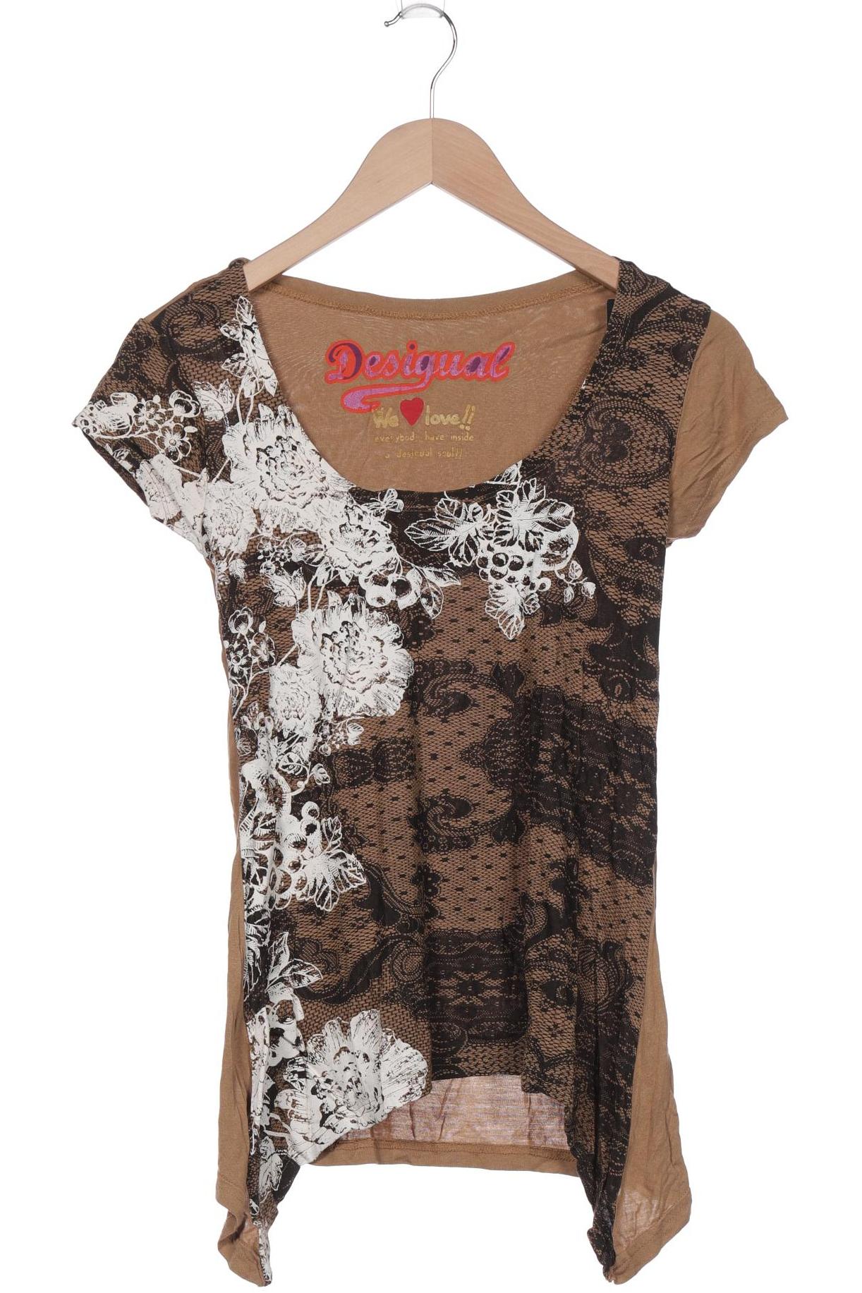 

Desigual Damen T-Shirt, braun