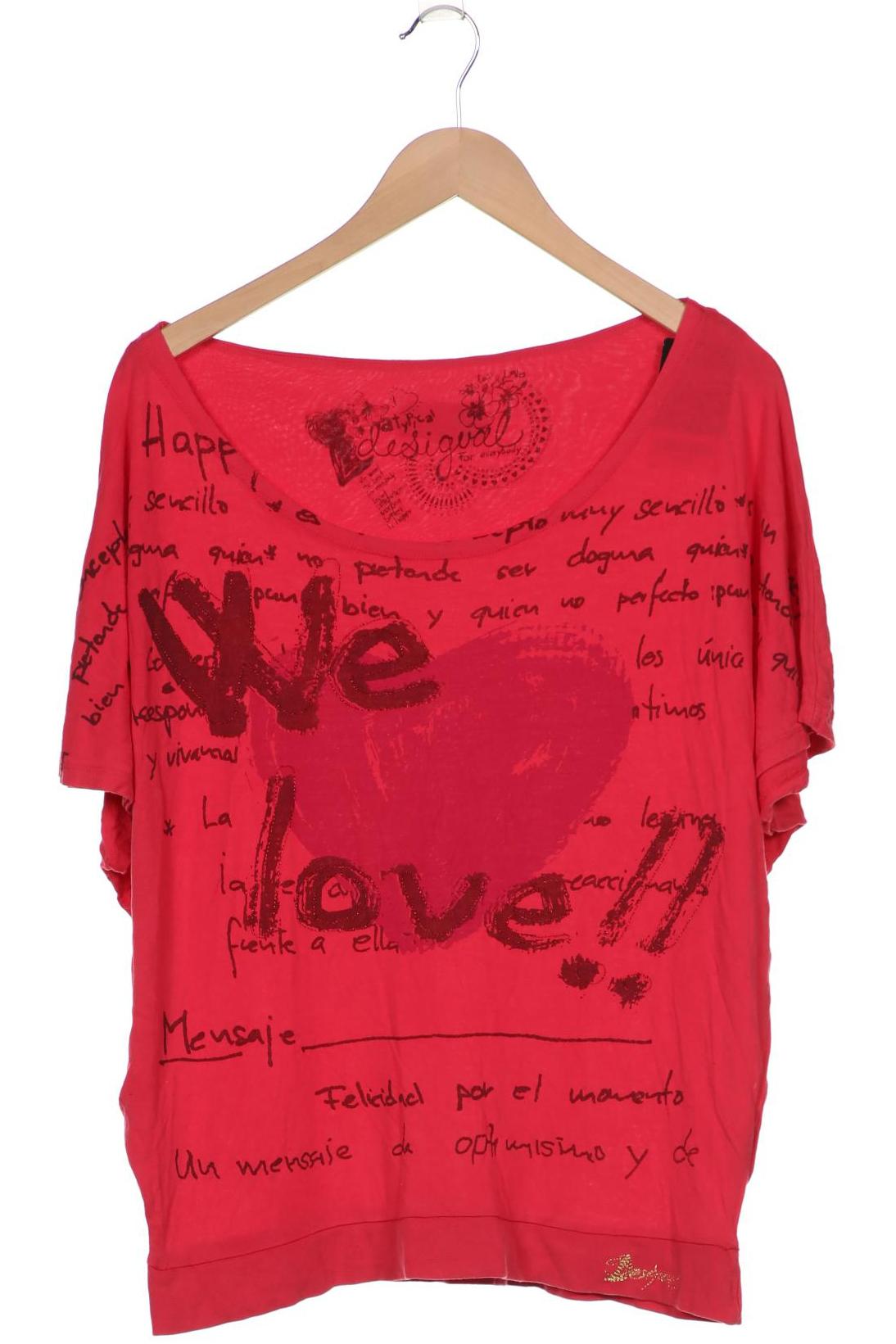 

Desigual Damen T-Shirt, pink, Gr. 42
