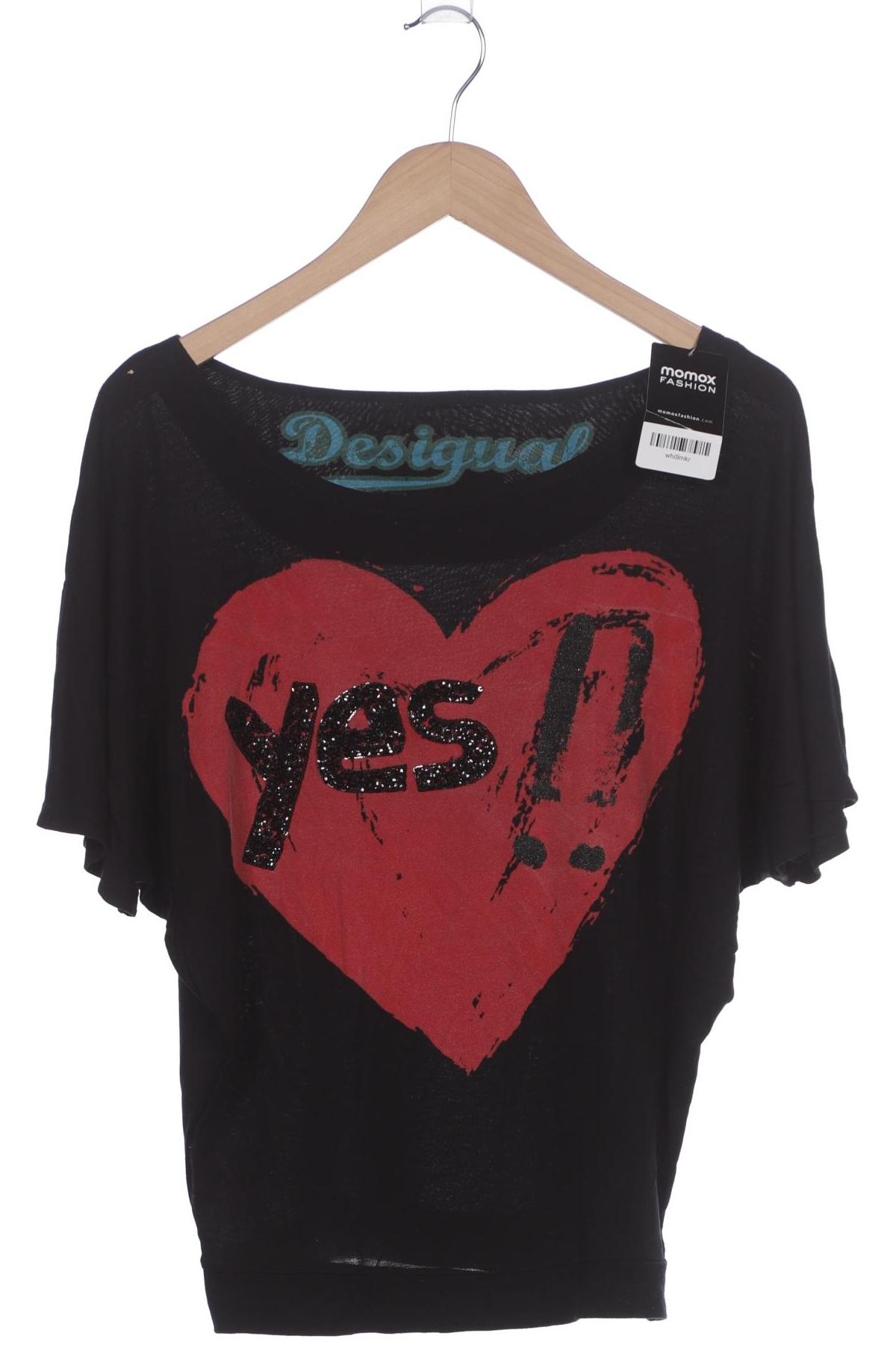 

Desigual Damen T-Shirt, schwarz, Gr. 36