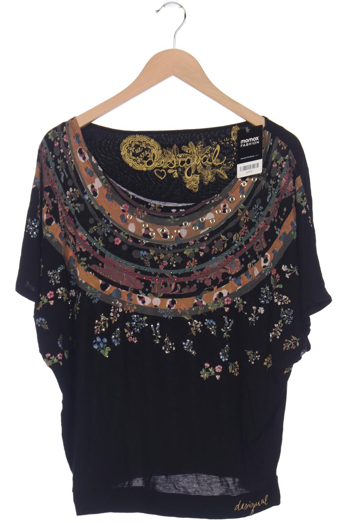 

Desigual Damen T-Shirt, schwarz, Gr. 42