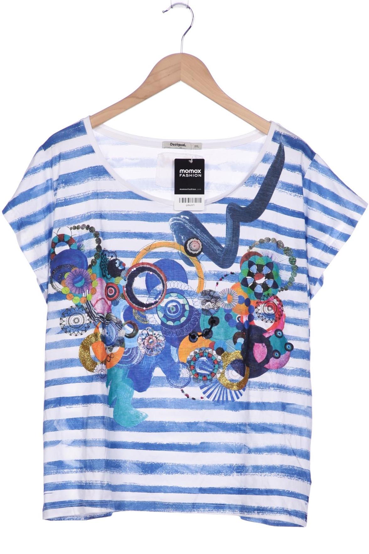 

Desigual Damen T-Shirt, weiß, Gr. 46