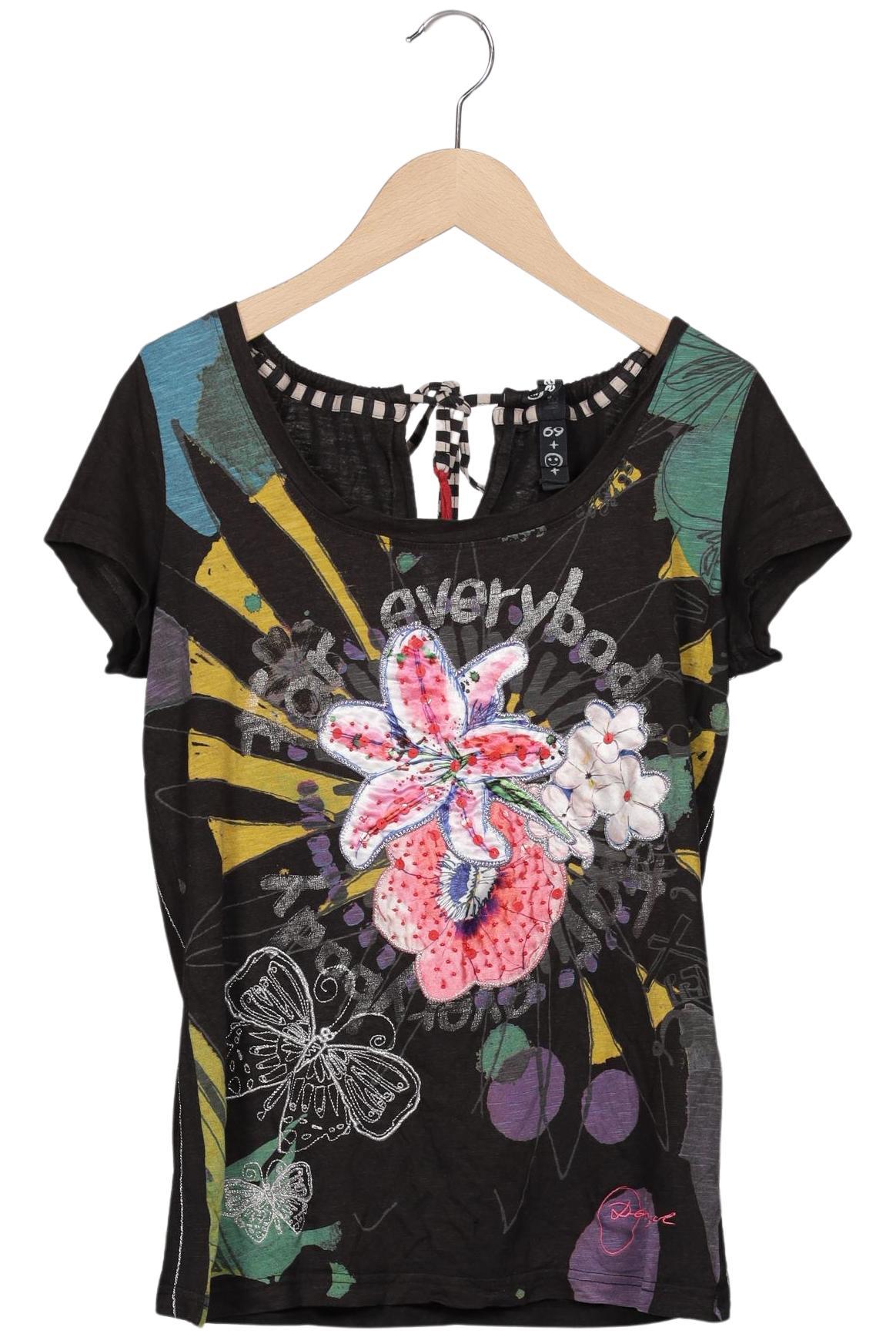 

Desigual Damen T-Shirt, schwarz, Gr. 38