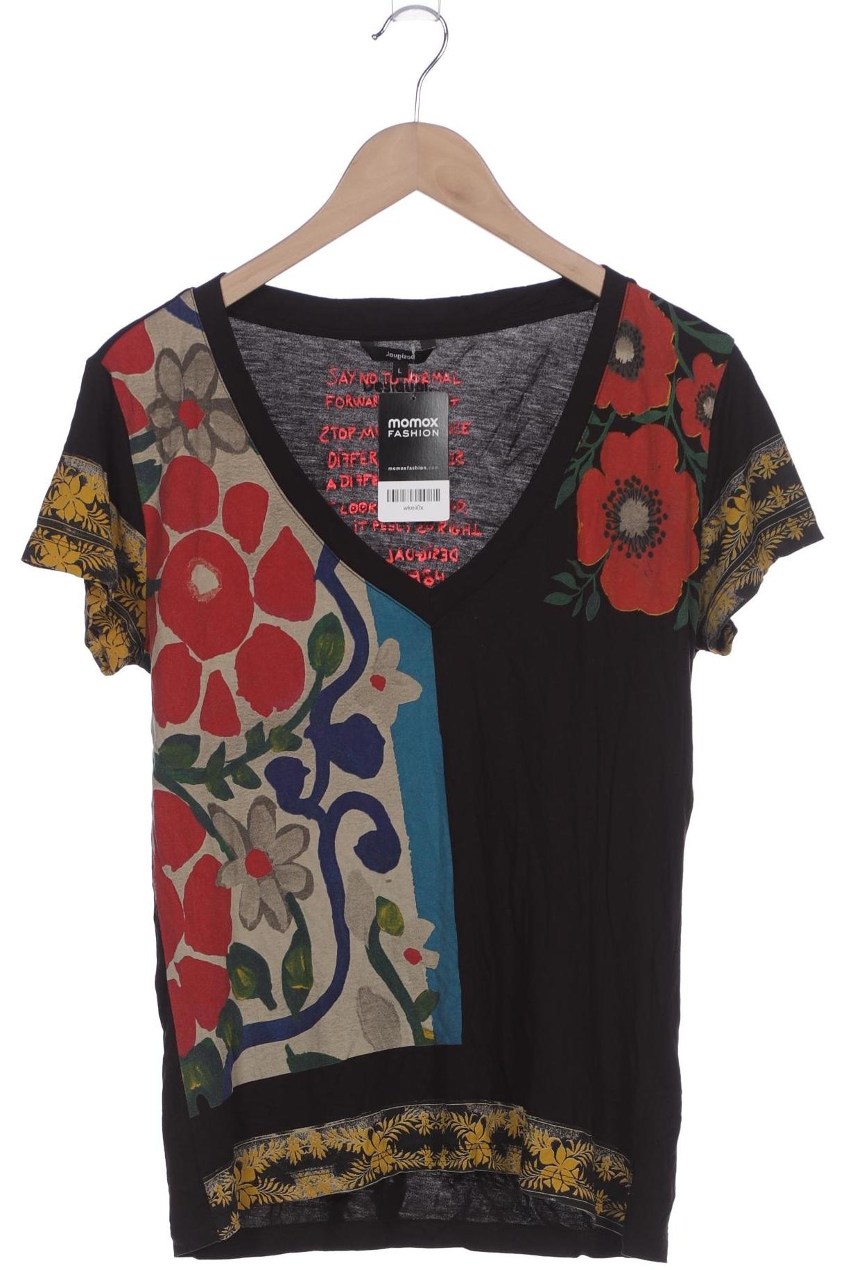

Desigual Damen T-Shirt, schwarz, Gr. 42