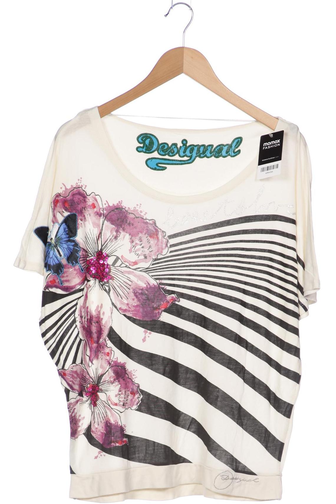 

Desigual Damen T-Shirt, weiß, Gr. 42