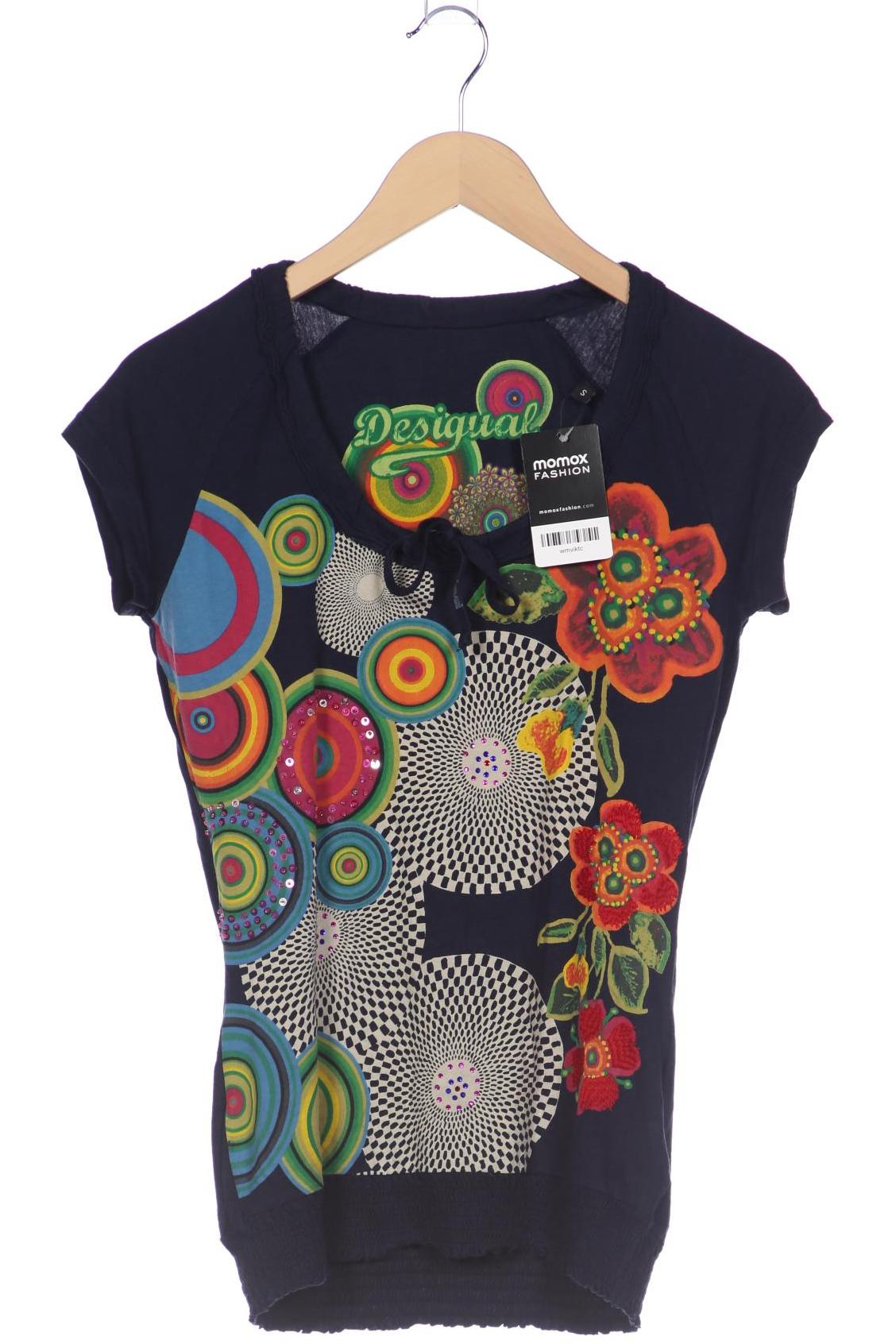 

Desigual Damen T-Shirt, marineblau, Gr. 36