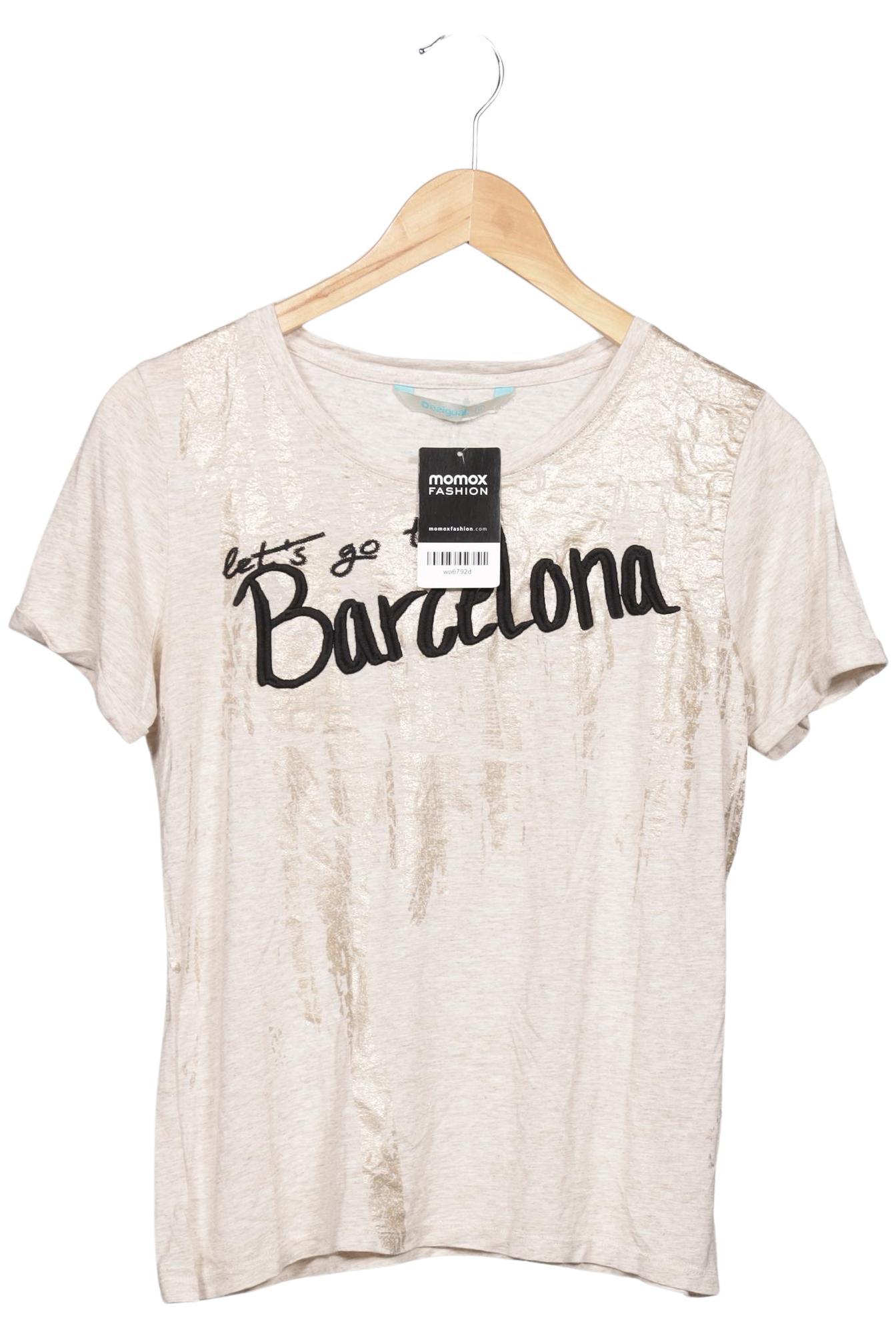

Desigual Damen T-Shirt, beige, Gr. 38