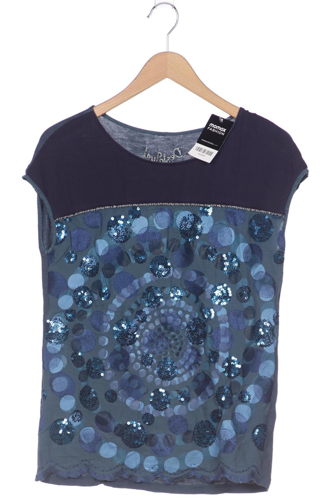 

Desigual Damen T-Shirt, blau, Gr. 38