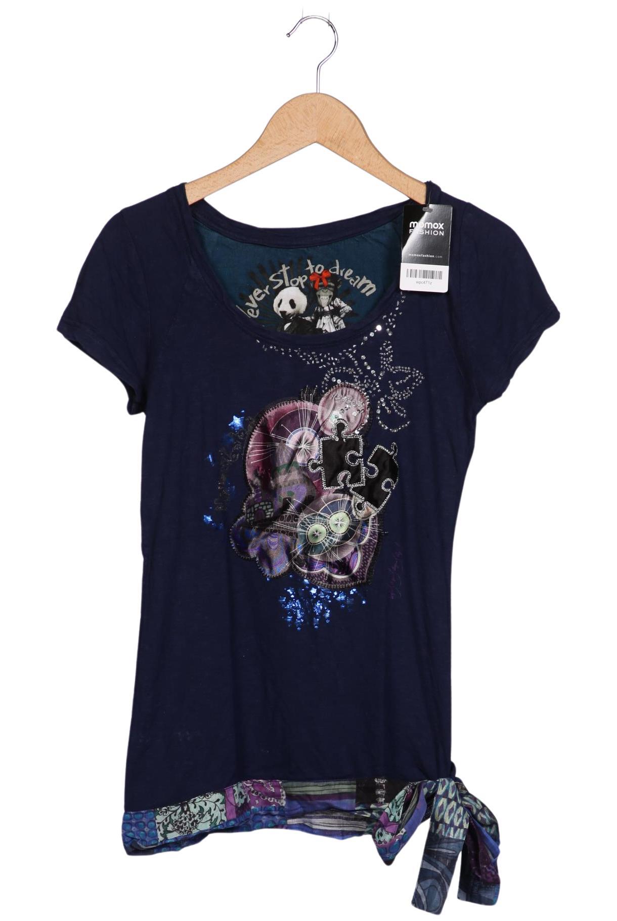 

Desigual Damen T-Shirt, marineblau, Gr. 42